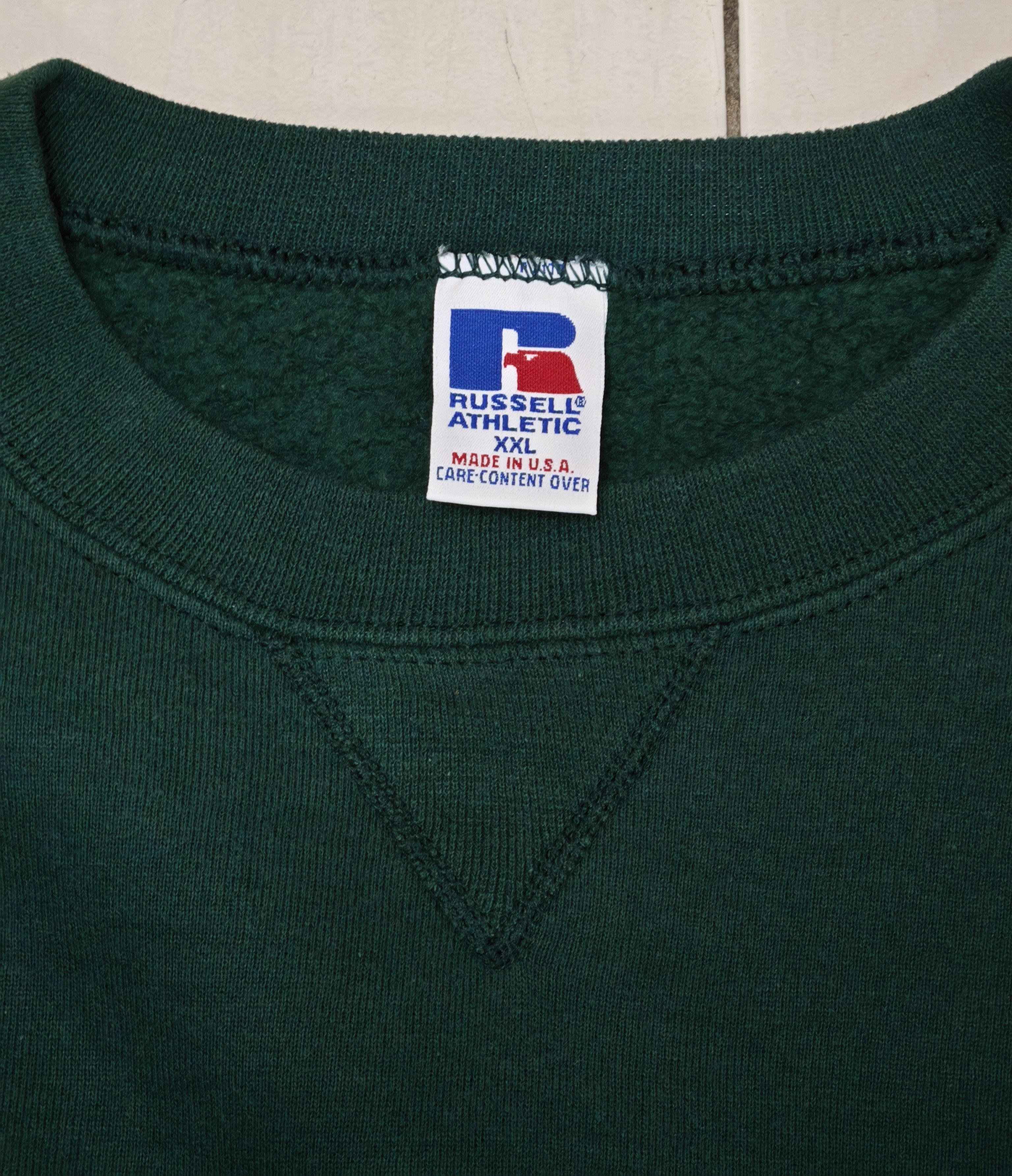 Russell Athletic Vintage Russell Athletic Distressed Boxy Hoodie Size US L / EU 52-54 / 3 - 6 Thumbnail