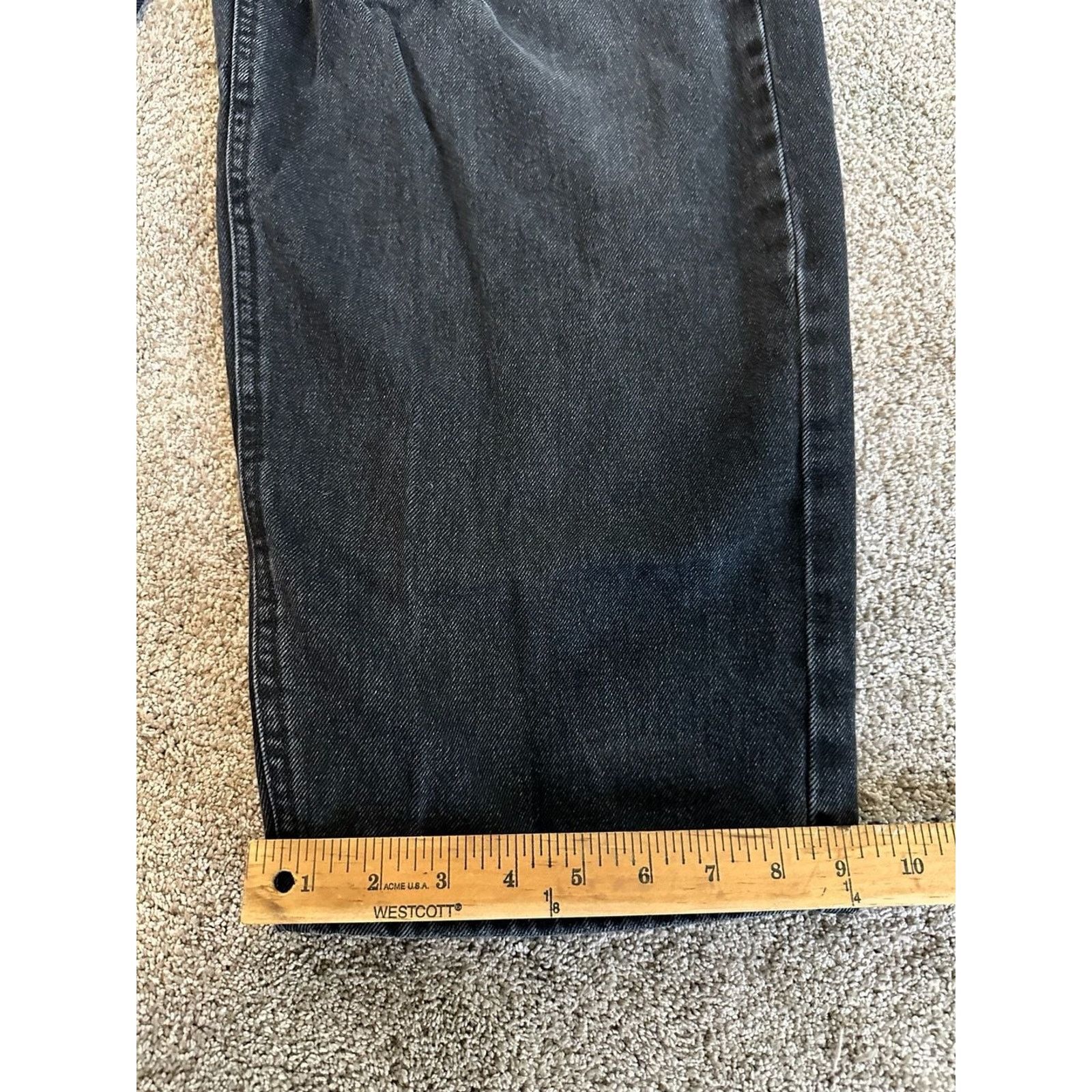 Bdg BDG Urban Outfitters Baggy Wide Barrel Leg Jeans Black 31W Size 31" - 2 Thumbnail