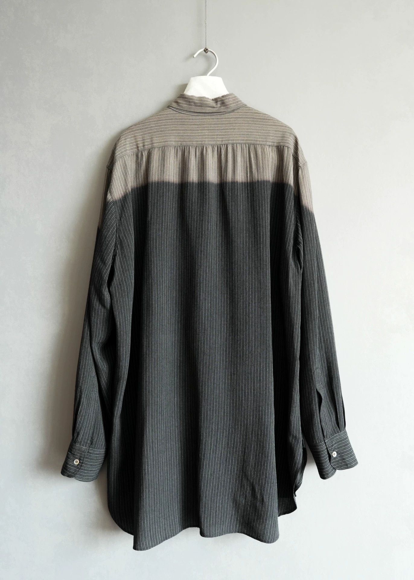 Yohji Yamamoto Yohji Yamamoto 96AW Faded Striped Shirt Size US M / EU 48-50 / 2 - 3 Thumbnail