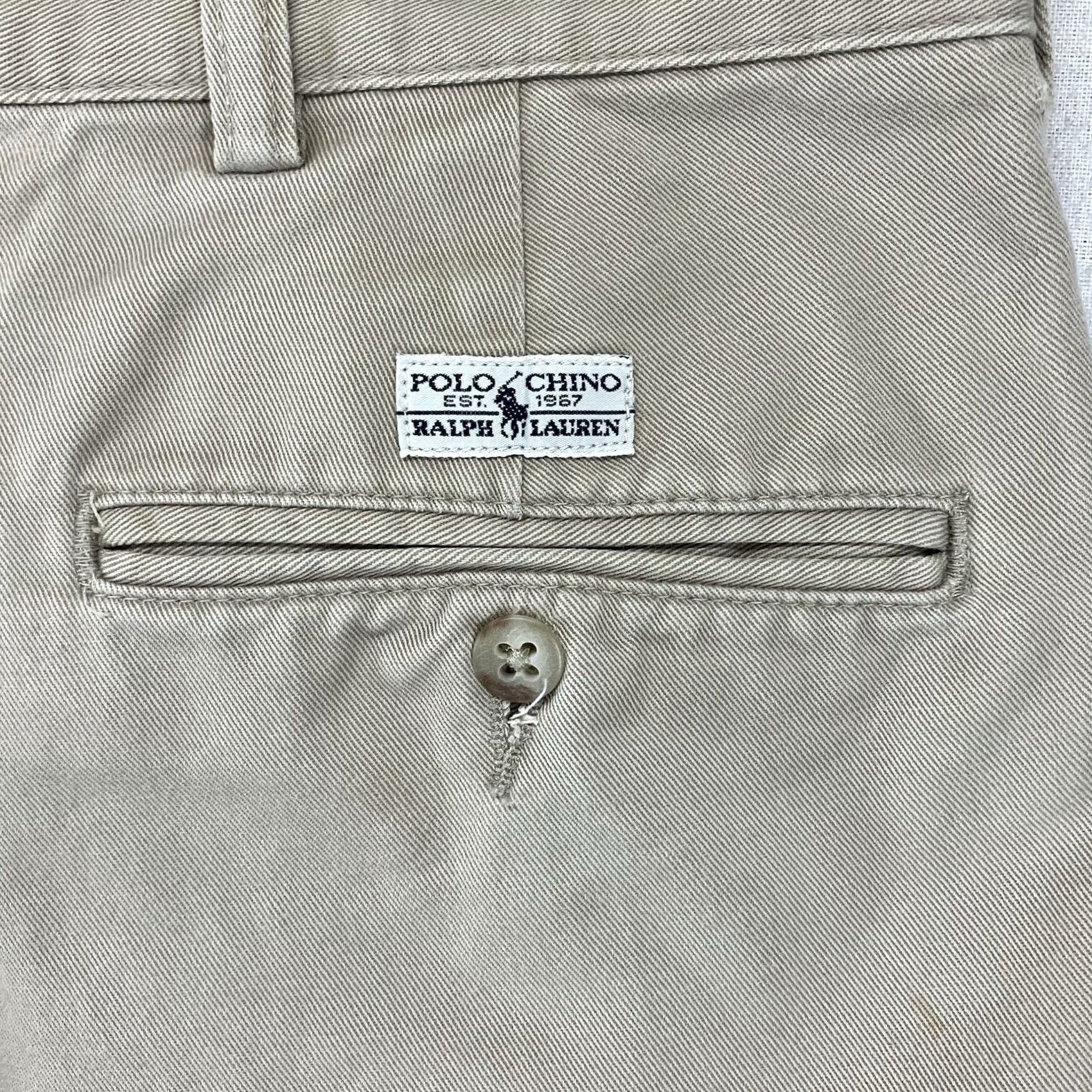 Polo Ralph Lauren VINTAGE Polo Ralph Lauren Andrew Pant Chino Beige 90s Mens Regular 35x31 Pants Size US M / EU 48-50 / 2 - 5 Thumbnail
