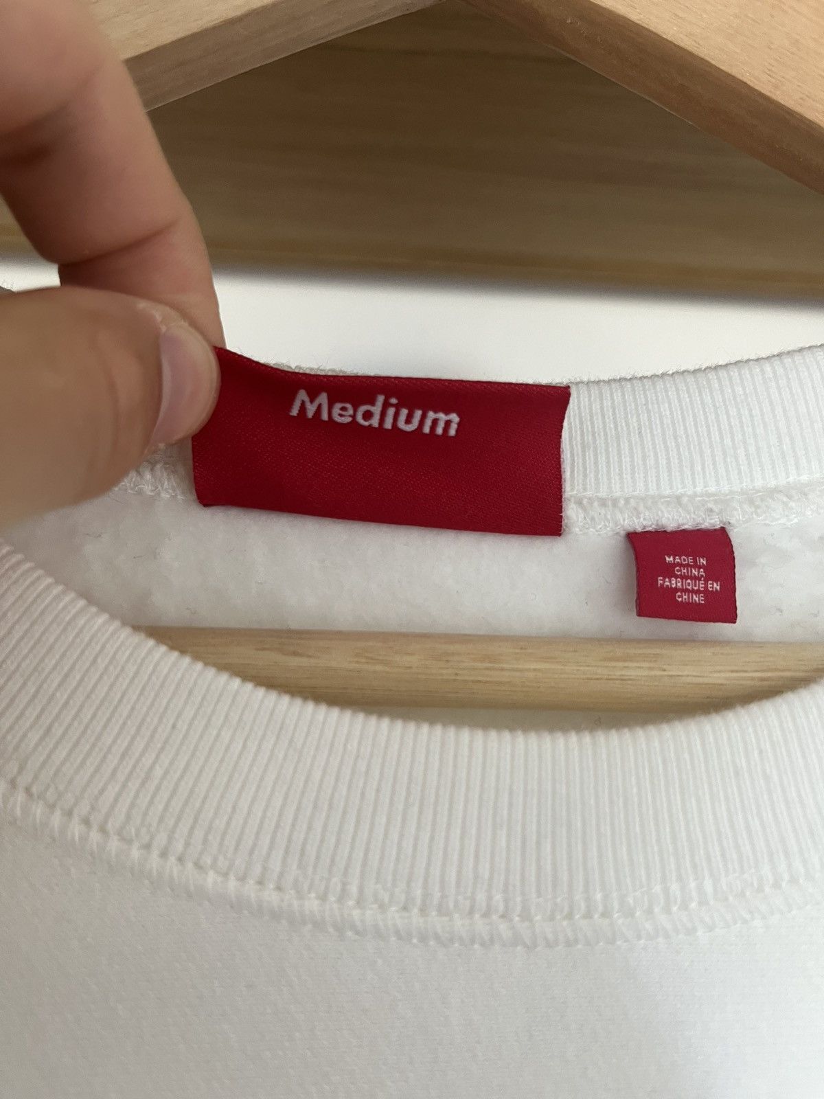 Supreme Supreme Washed Box Logo Crewneck, Size M Size US M / EU 48-50 / 2 - 5 Thumbnail