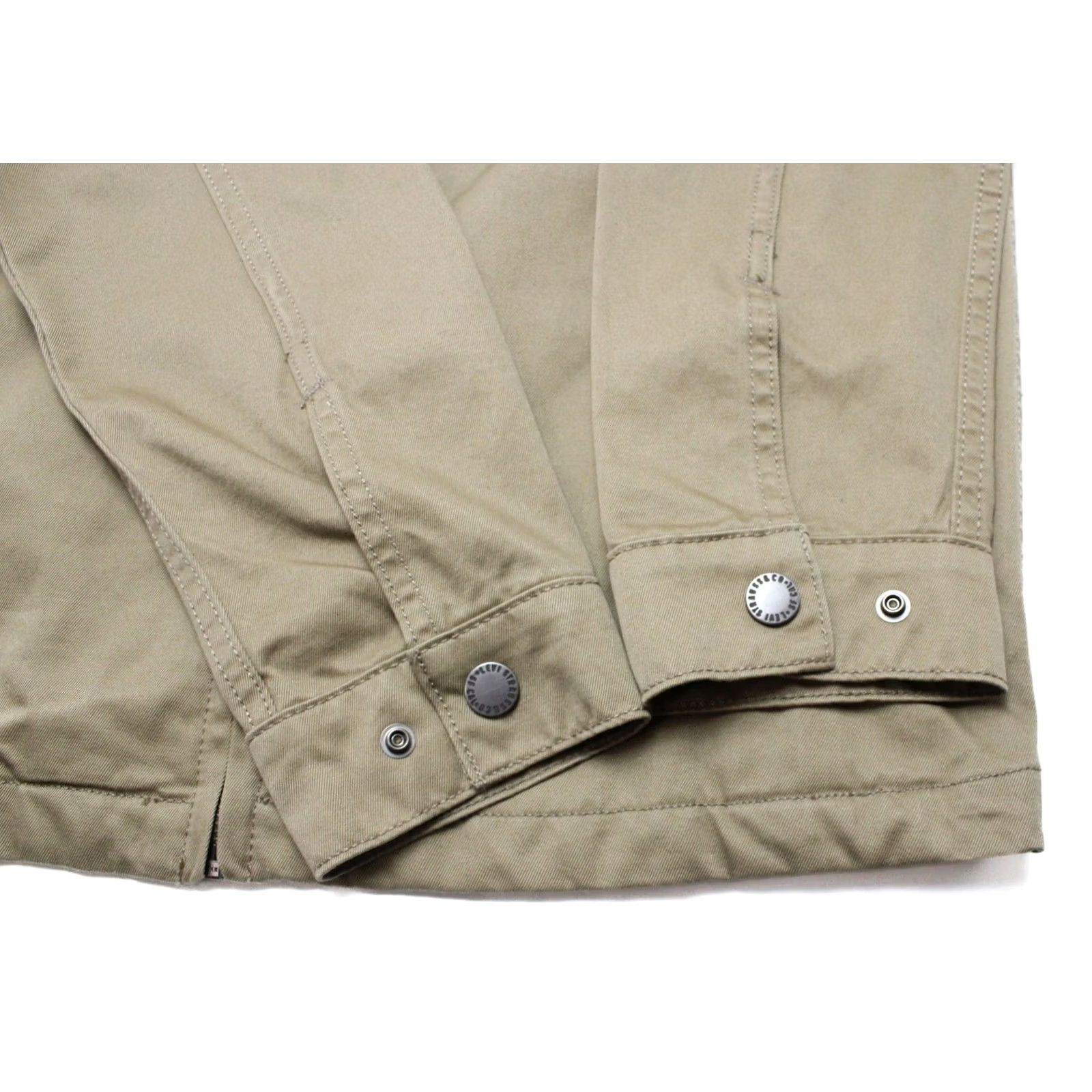 Levi's Levi's Jacket Mens SMALL Lightweight Full Zip Polo Collar Khaki Brown Size US S / EU 44-46 / 1 - 7 Thumbnail