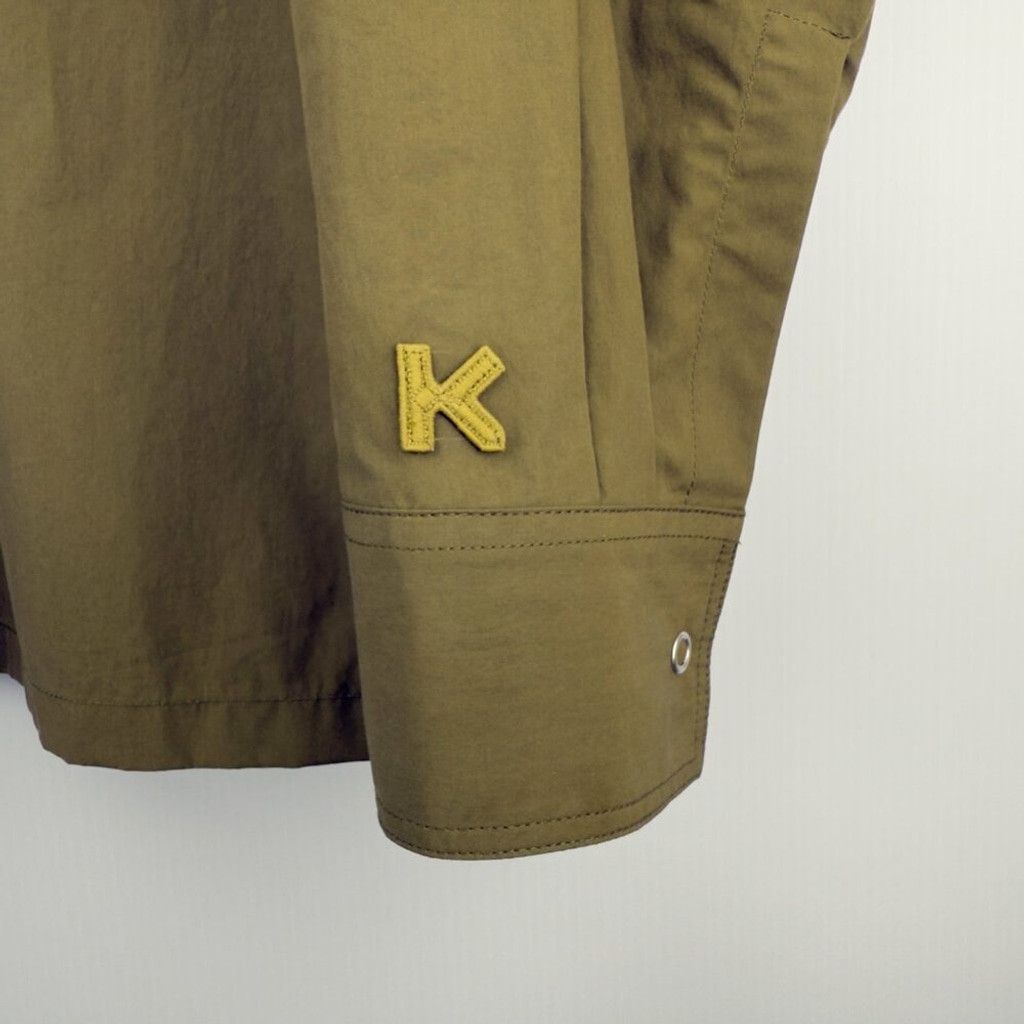 Kenzo KENZO Button Down Cargo Maxi Pocket Green Over Shirt Size M Size US M / EU 48-50 / 2 - 2 Thumbnail