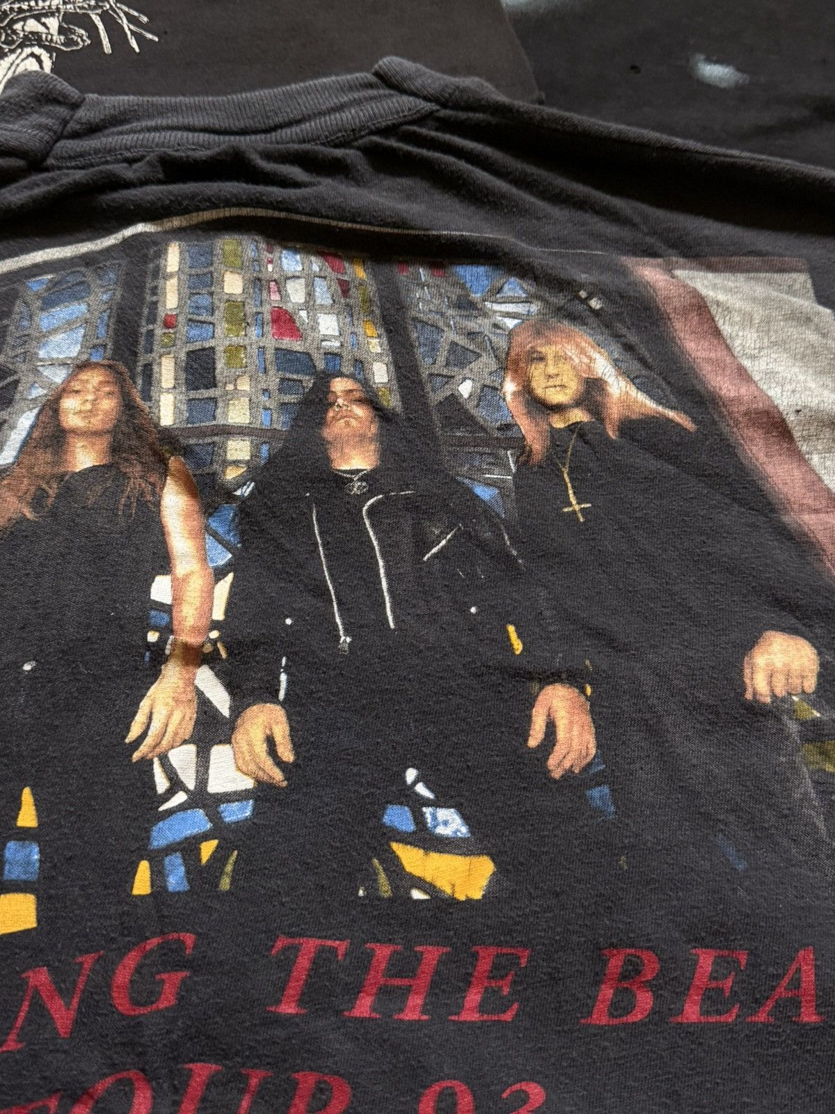 Band Tees Vintage Deicide Amon Feasting LS Deathmetal Shirt 1993 Size US XL / EU 56 / 4 - 12 Thumbnail