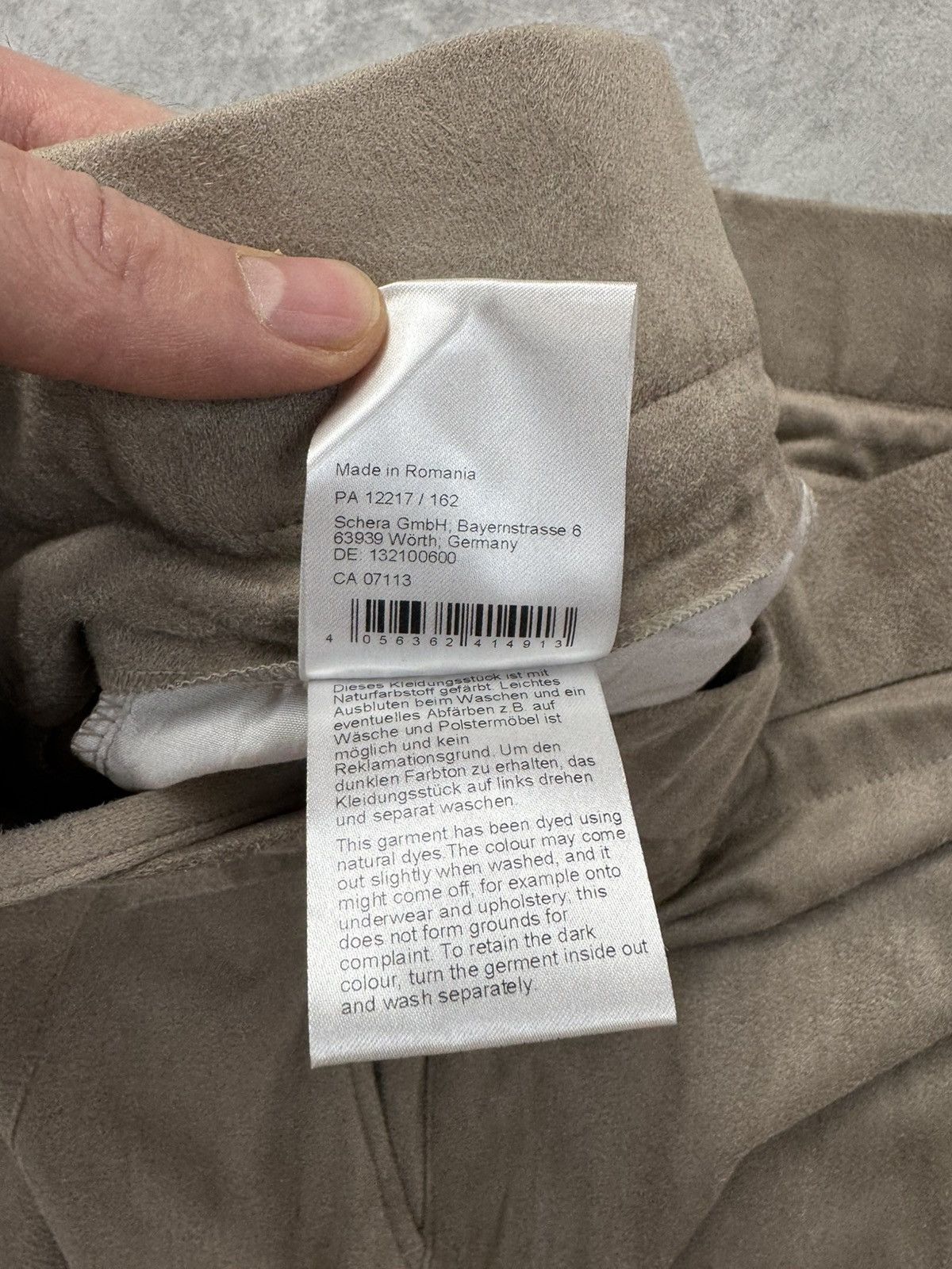 Designer RAFFAELLO ROSSI Candice 7/8 Jogging Beige Pants Womens Size 28" / US 6 / IT 42 - 6 Thumbnail
