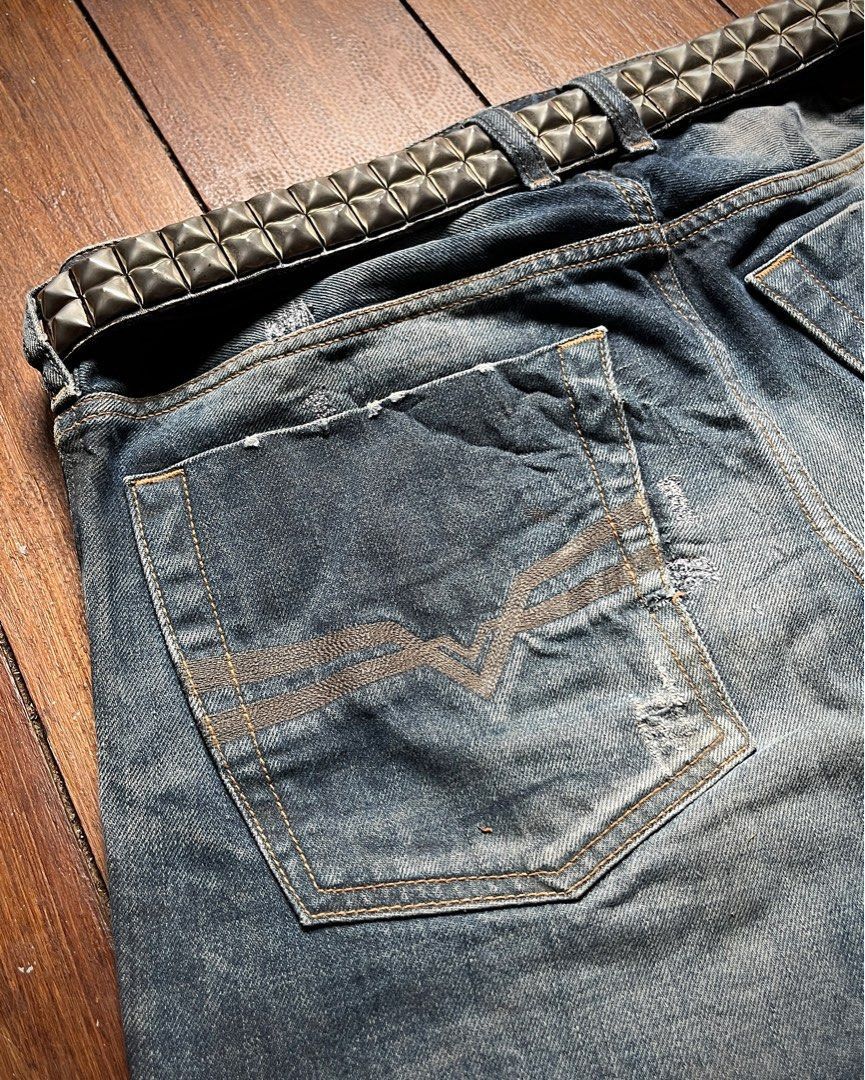 Diesel × Vintage Vintage Diesel washing fading denim Size US 34 / EU 50 - 4 Thumbnail