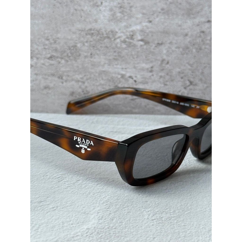 Prada NEW Prada PR B06S Sunglasses in Havana Brown Grey Size ONE SIZE - 6 Thumbnail