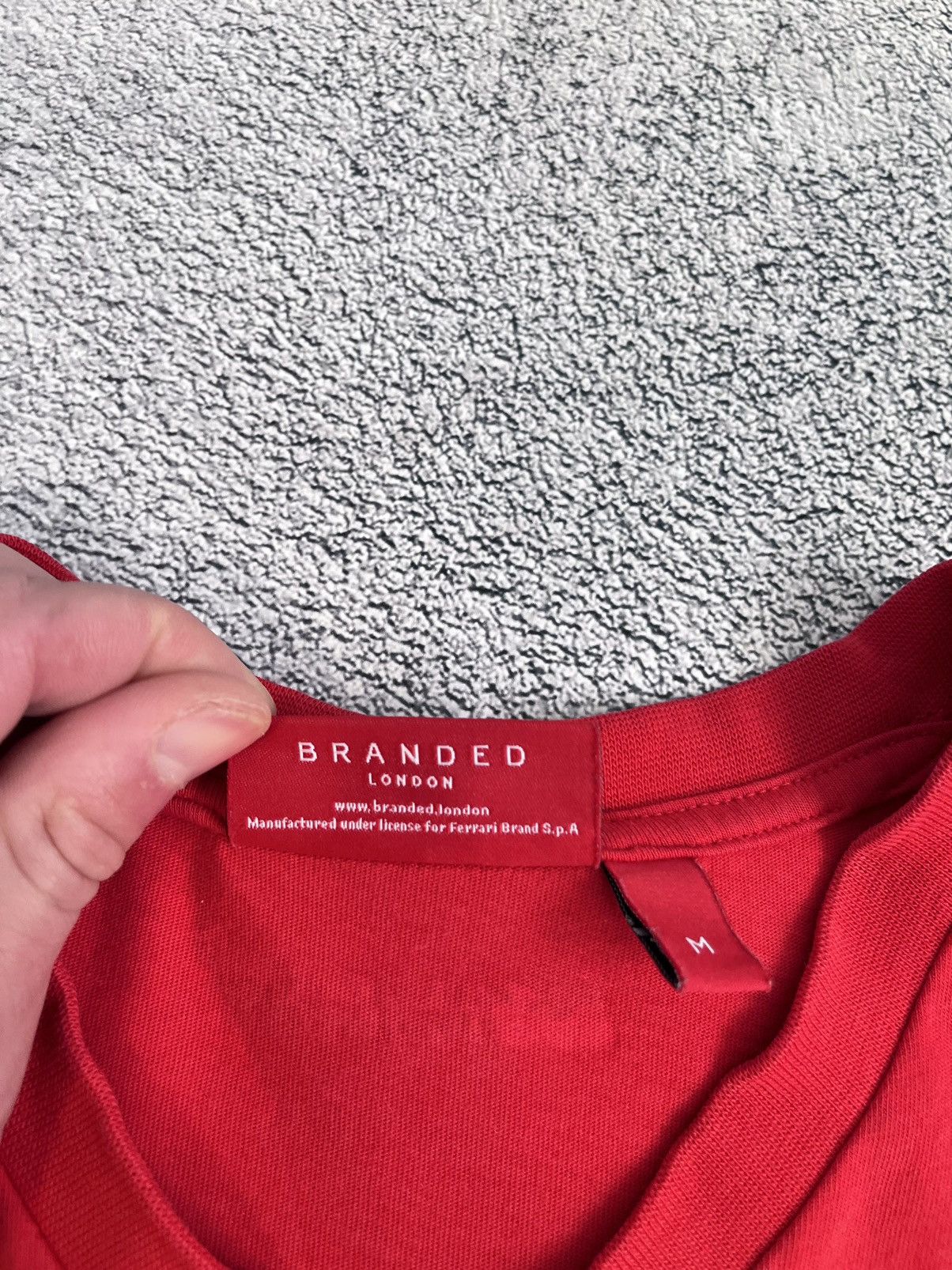 Ferrari × Vintage Ferrari Men’s T- Shirt Vintage Red V- Neck Official Product Size US M / EU 48-50 / 2 - 6 Thumbnail