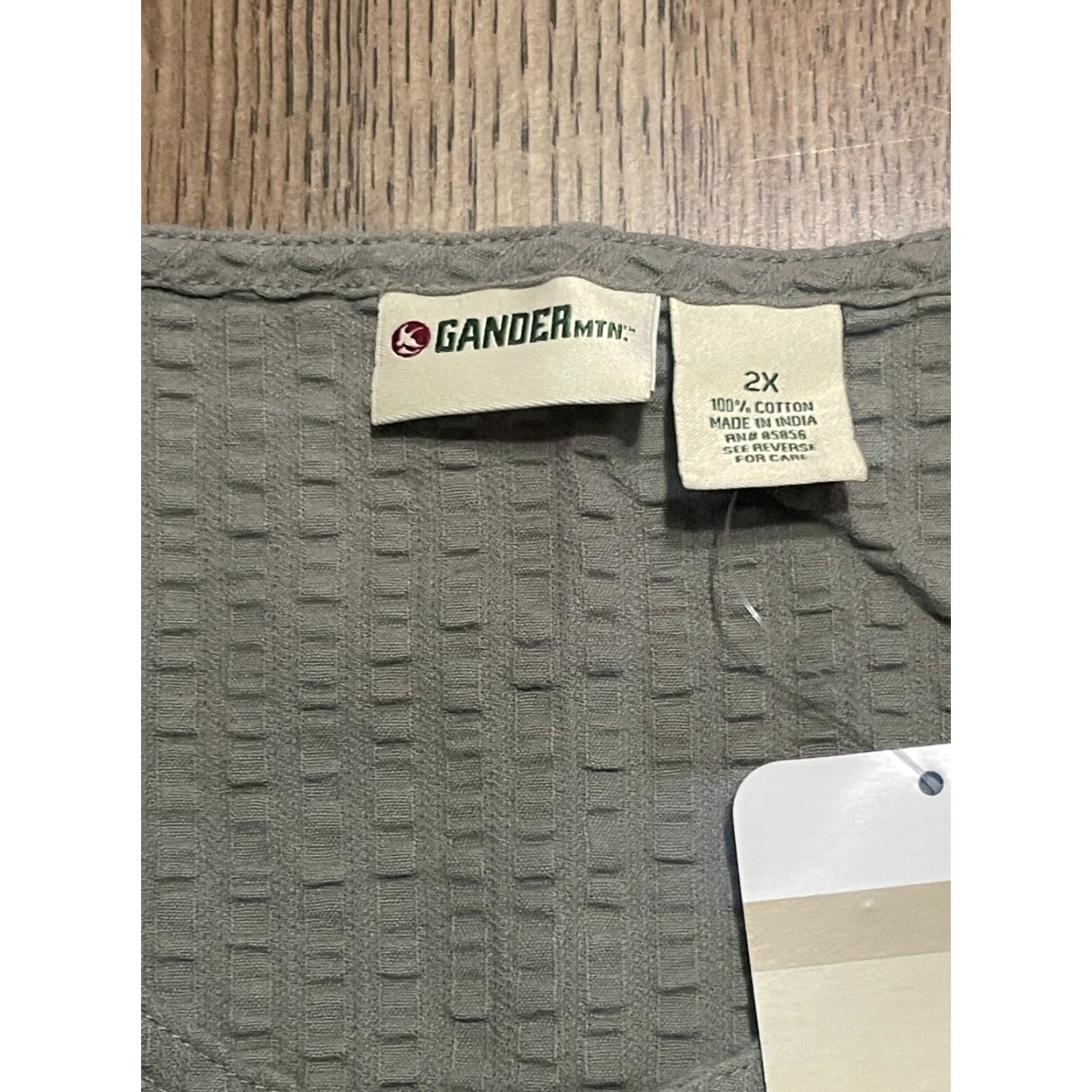 Vintage Gander Mountain Tank Top Women Plus Size 2X Green Button Up NWT Size XXL / US 16-18 / IT 52-54 - 7 Thumbnail