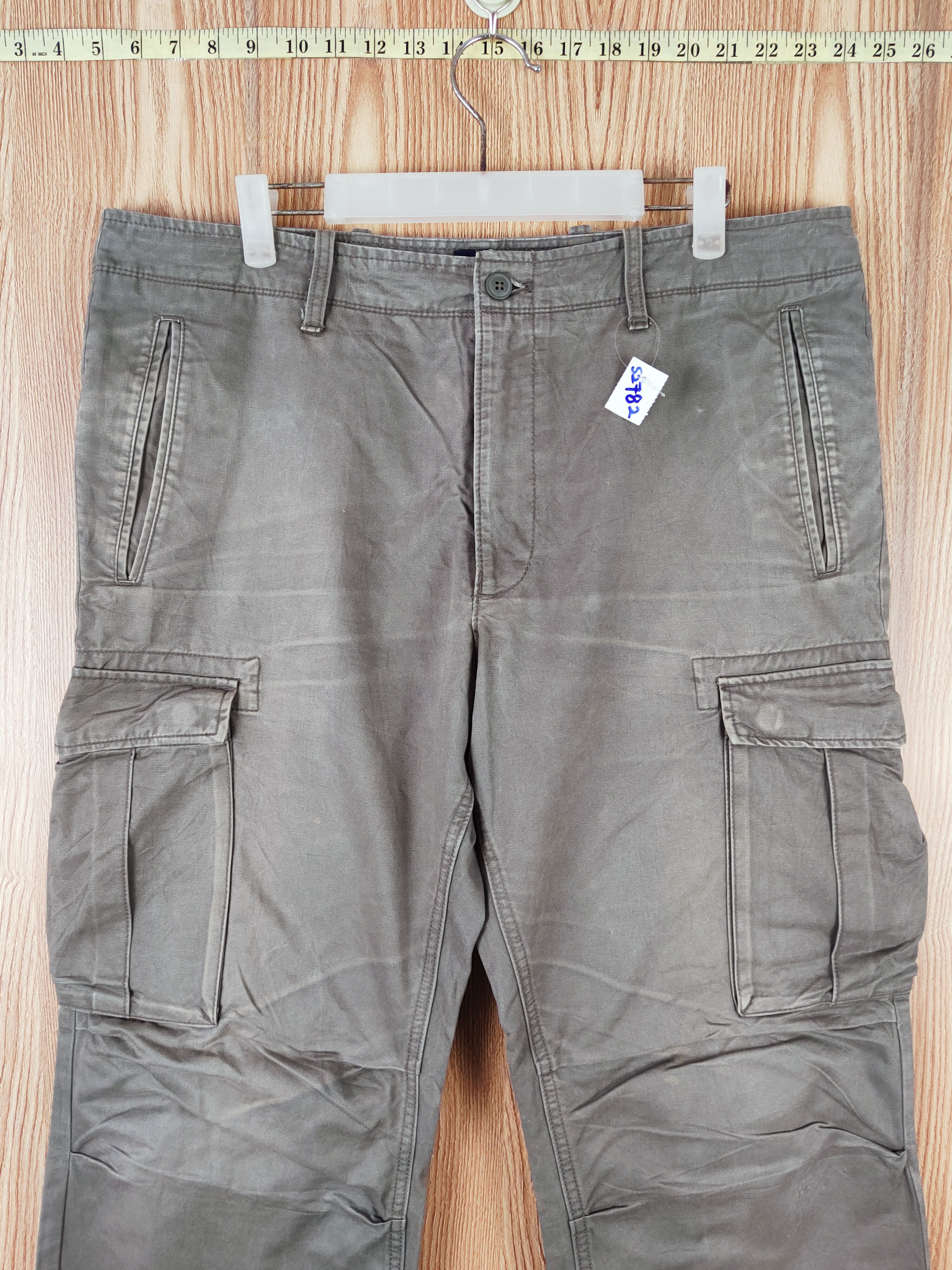 Gap DL Gap Olive Faded Multipocket Tactical Cargo Pants #S2782 Size US 36 / EU 52 - 2 Thumbnail