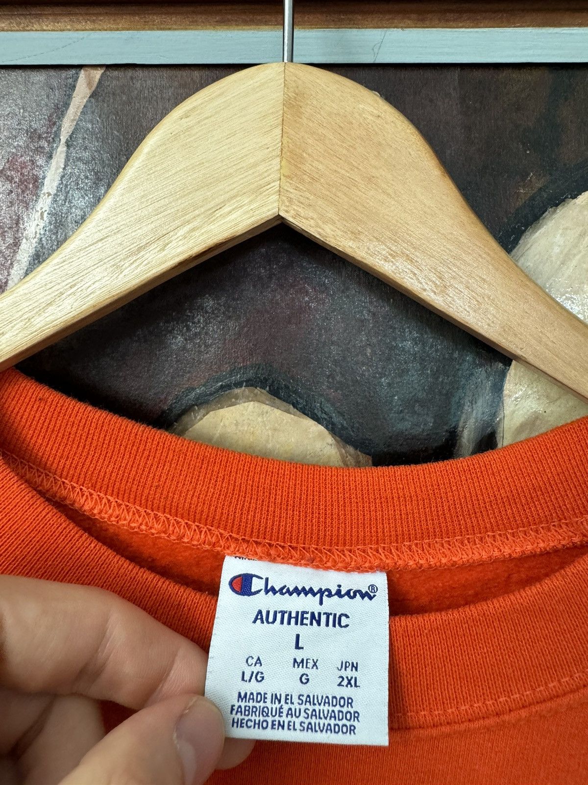 Champion Champion Multicolor Orange Art Crewneck Streetwear Custom Size US L / EU 52-54 / 3 - 5 Thumbnail