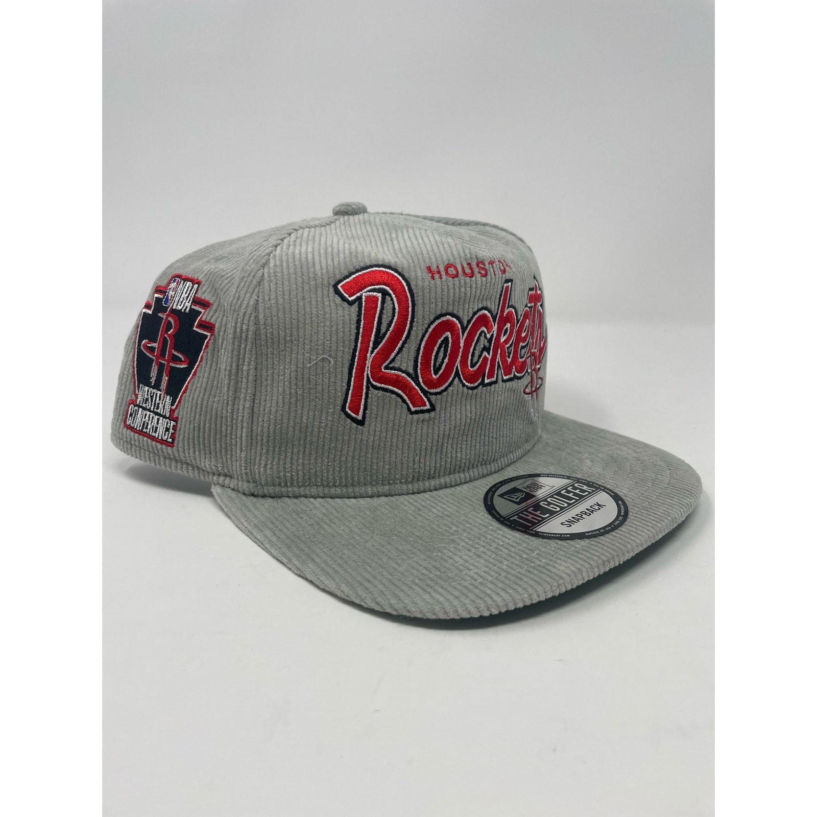 New Era New Era Houston Rockets Corduroy Snapback Adjustable Hat Men Size ONE SIZE - 5 Thumbnail