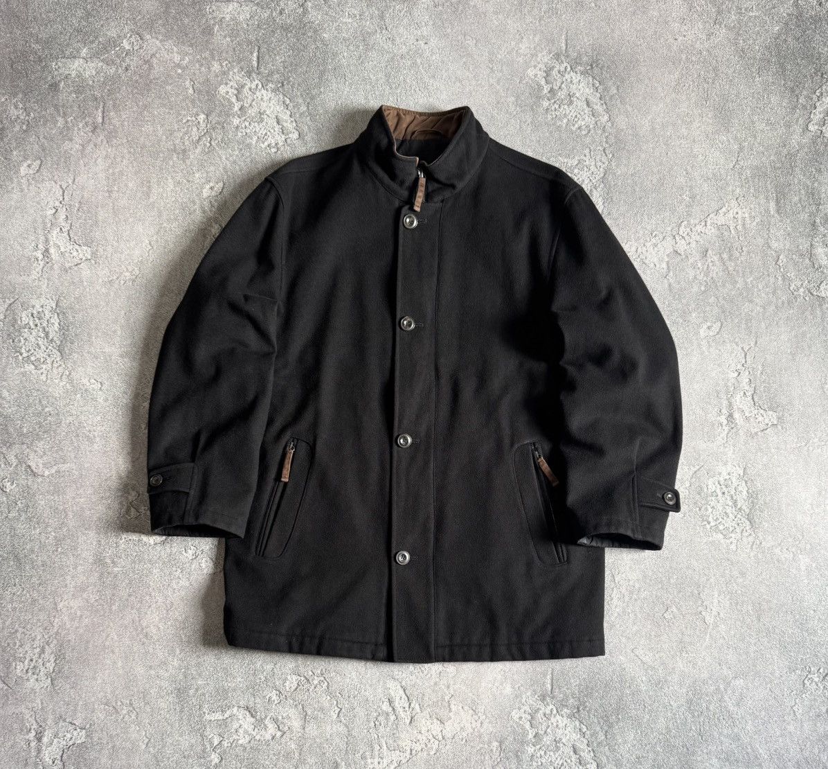 Designer Schneiders Salzburg Gore-Tex zip wool coat jacket long Size US XL / EU 56 / 4 - 7 Thumbnail