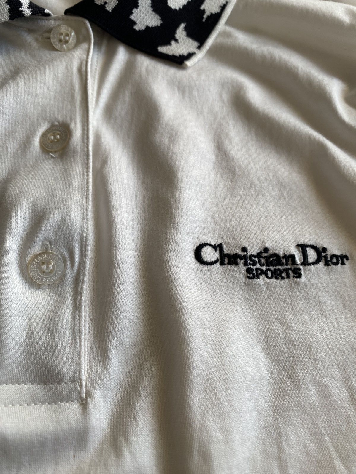 Christian Dior Monsieur Vintage Christian Dior Golf Long Sleeve Polo Tee Size US M / EU 48-50 / 2 - 5 Thumbnail