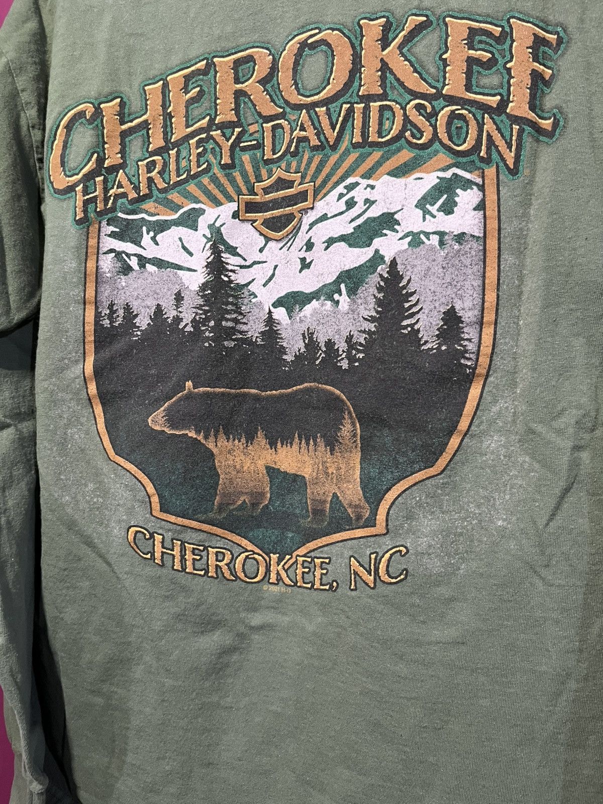Harley Davidson Harley Davidson Cherokee long sleeve Size US L / EU 52-54 / 3 - 9 Thumbnail