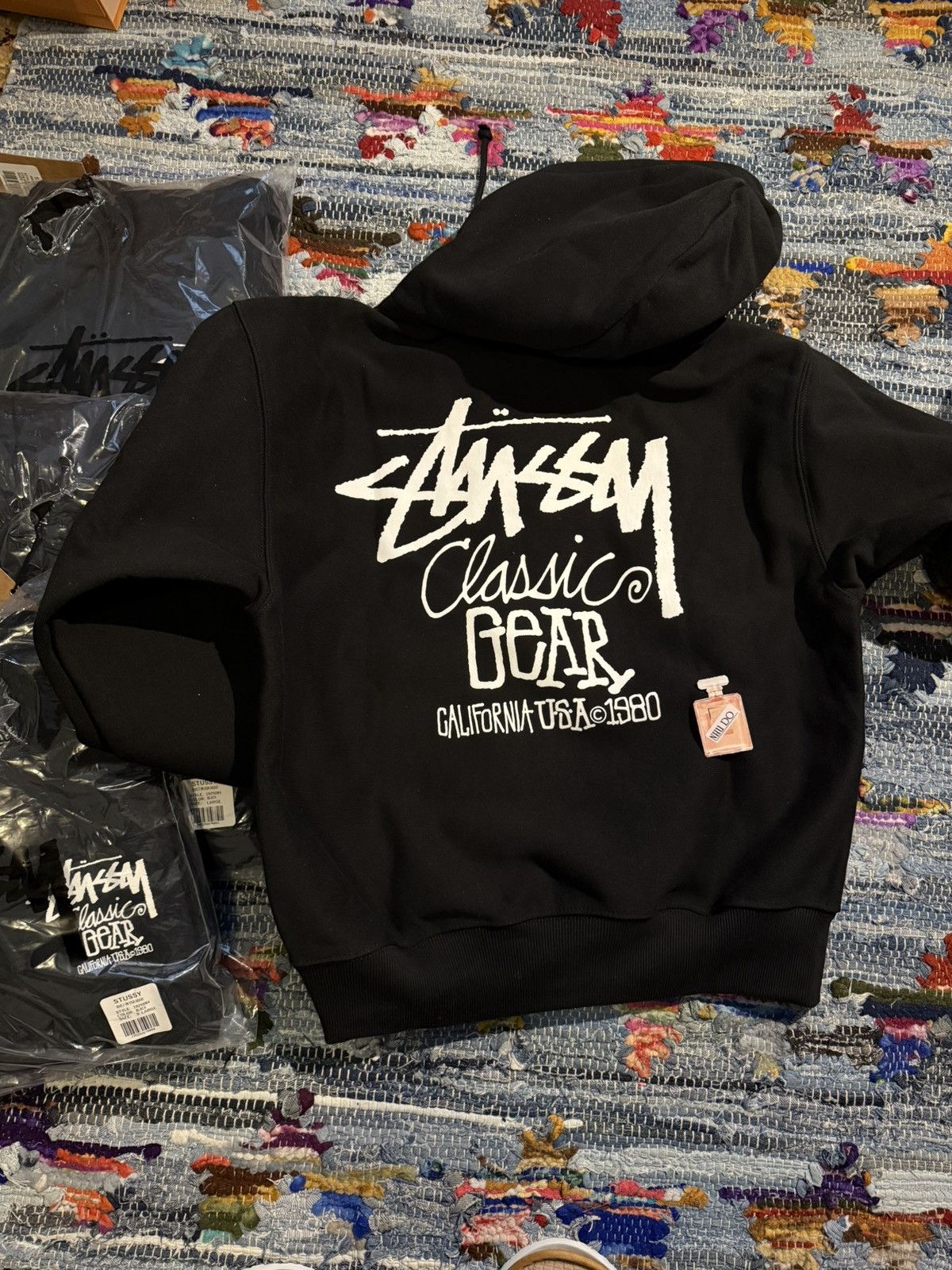 Stussy Stussy Classic Gear Hoodie - Black - size Small Size US S / EU 44-46 / 1 - 1 Thumbnail