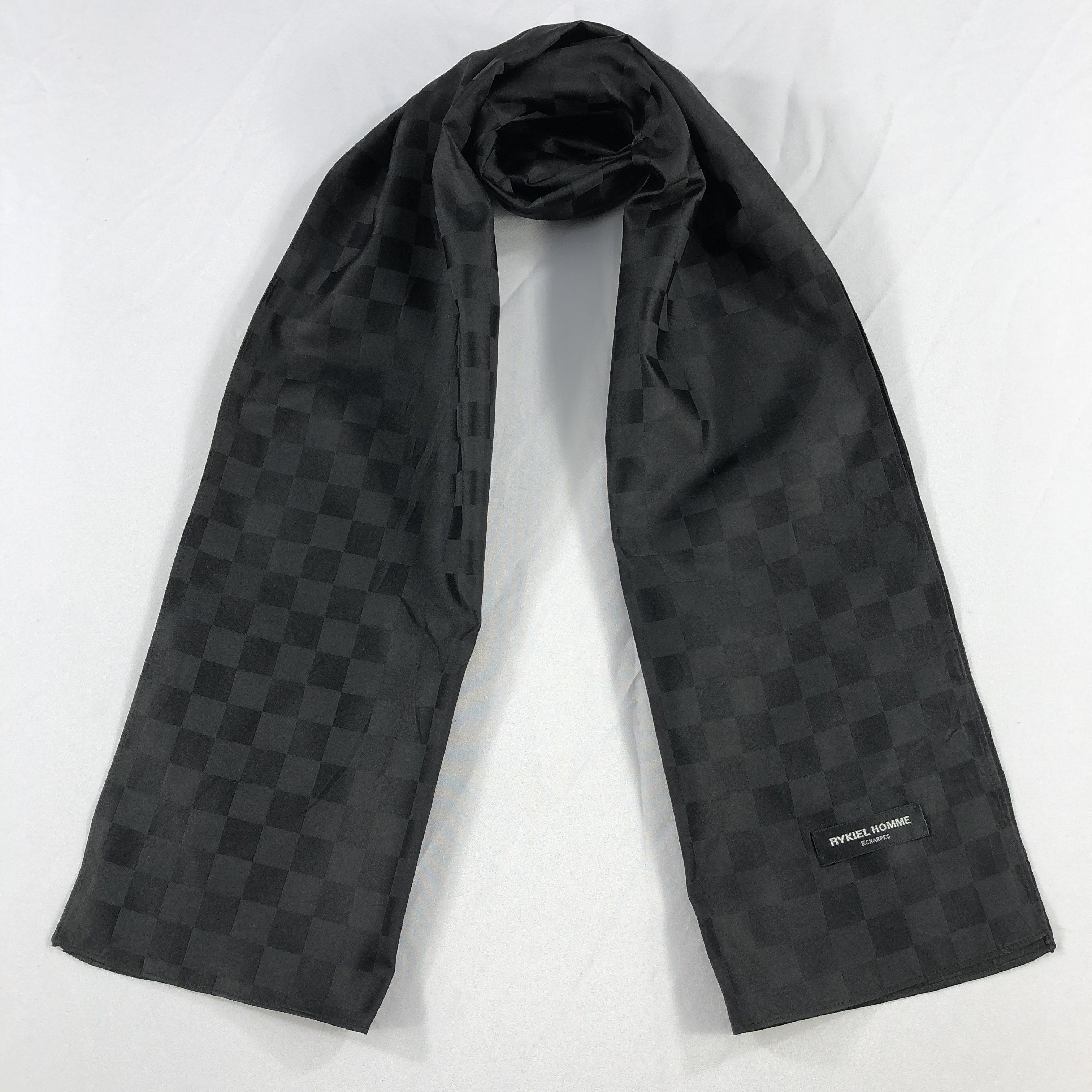 Sonia Rykiel Vintage Rykiel Homme Silk Scarf Size ONE SIZE - 2 Thumbnail
