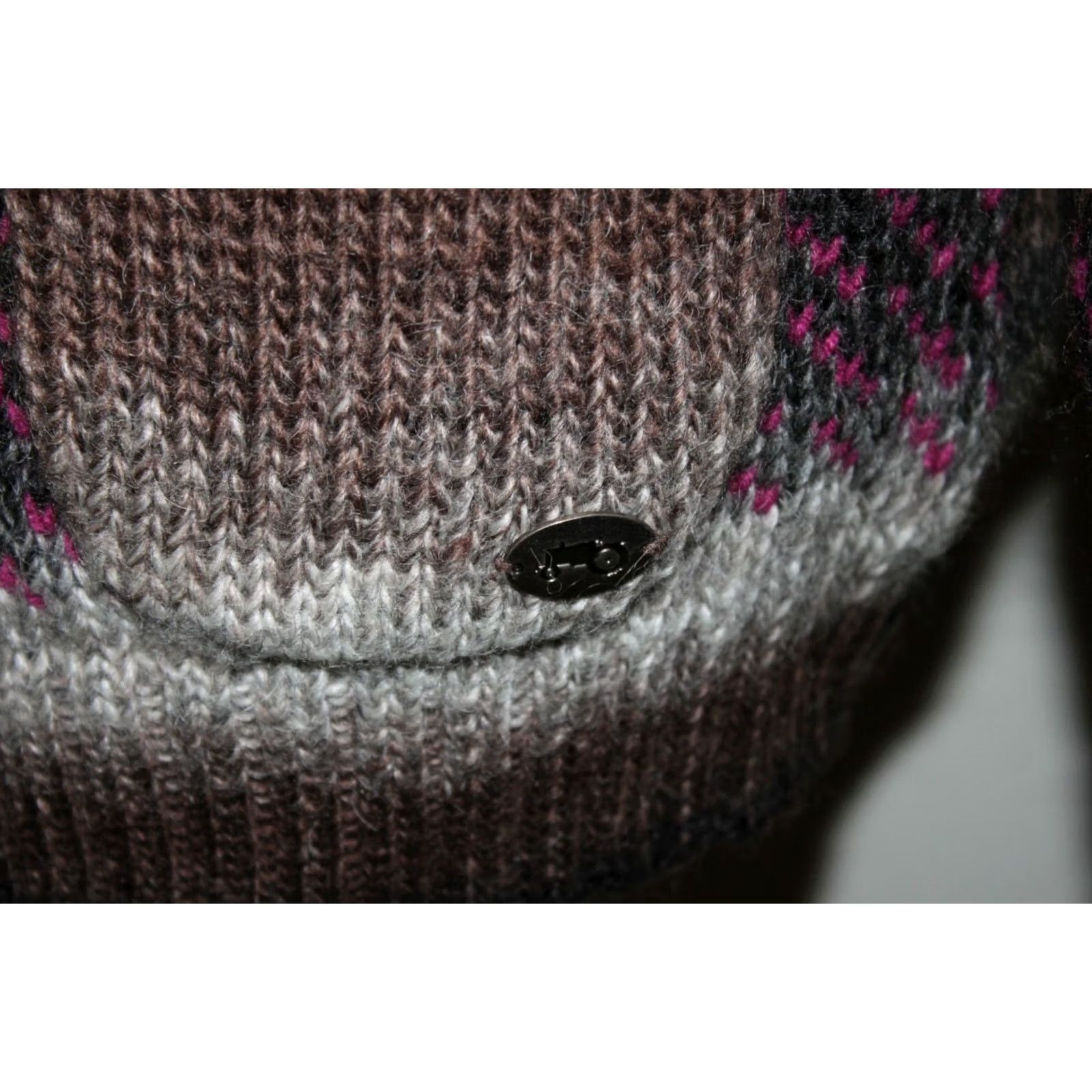 Vintage Moods of Norway mens wool cardigan jumper M Multicoloured Size US M / EU 48-50 / 2 - 4 Thumbnail