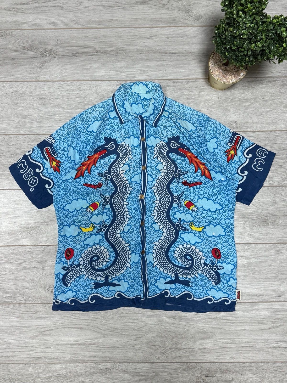 Mambo Mambo Australia loud dragon all over surf Hawaii shirt Size US L / EU 52-54 / 3 - 1 Thumbnail