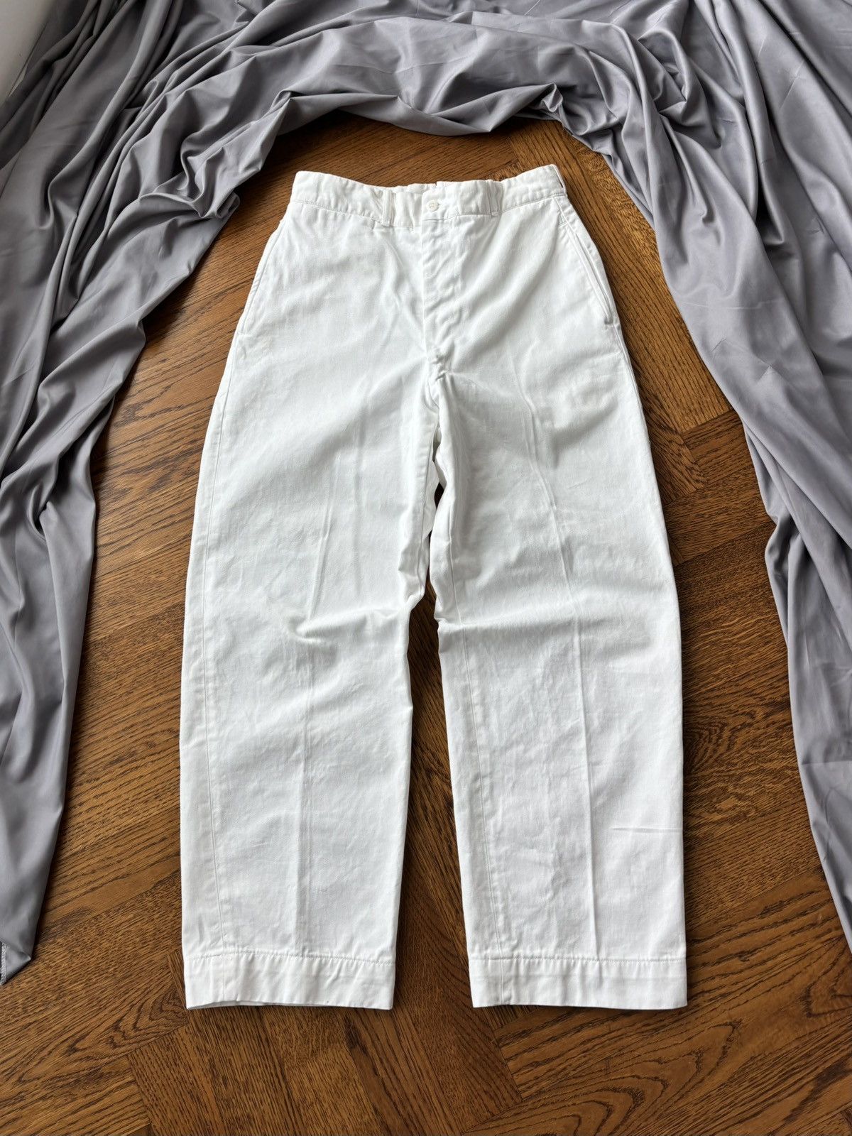 Vintage 1950s Trousers True Vintage Royal Canadian Navy Dress Pants Size 34R - 1 Thumbnail