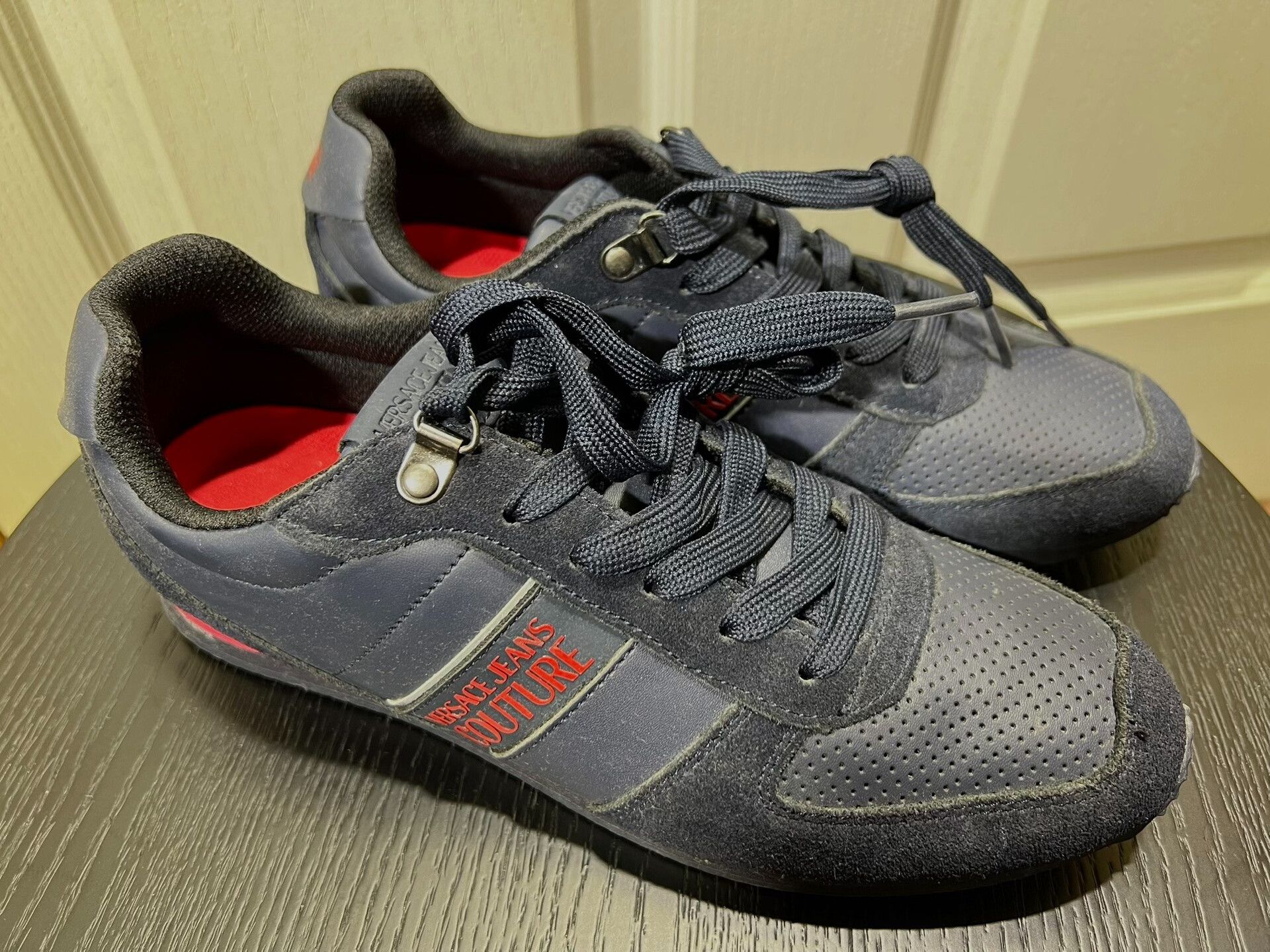 Versace Men's Leather Casual Shoes