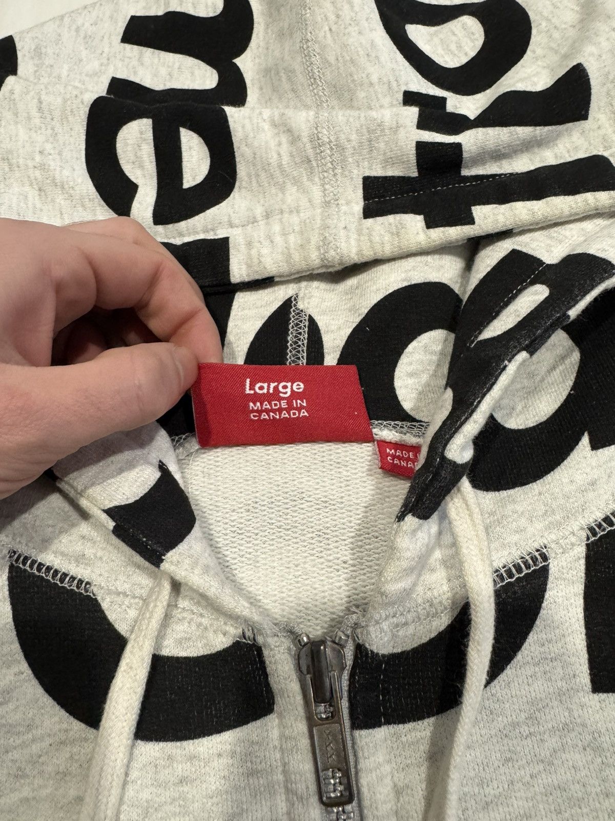 Supreme Supreme Illegal Business Controls America Zip Up Sweatshirt Size US L / EU 52-54 / 3 - 5 Thumbnail