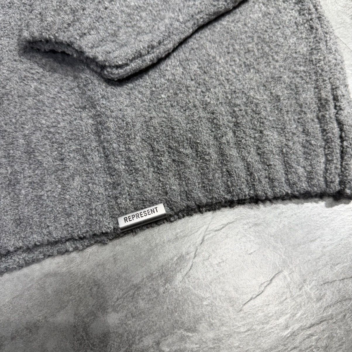 Represent Clo. Represent Initial Boucle Polo - Grey Medium Size US M / EU 48-50 / 2 - 5 Thumbnail