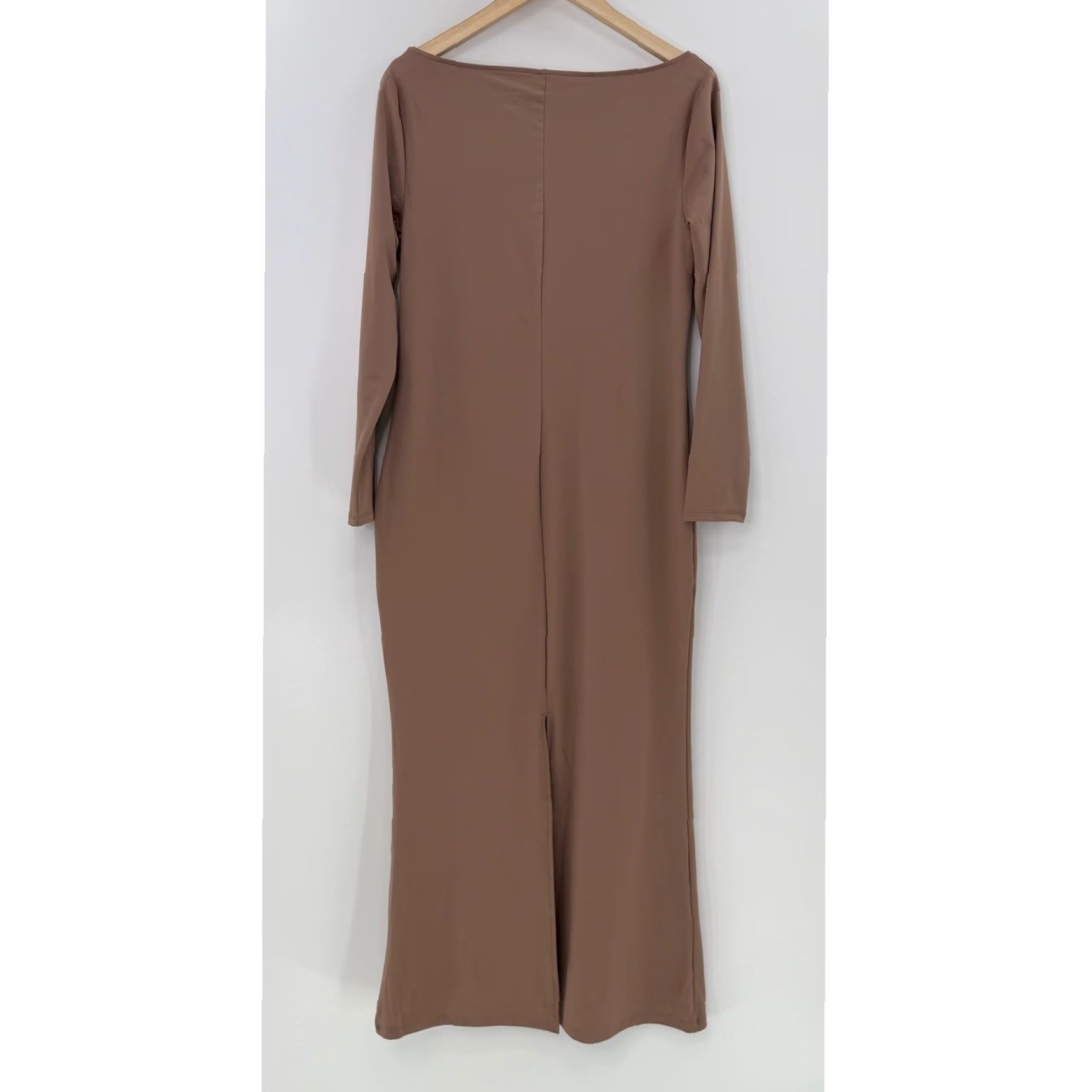 Vintage VINTAGE? no. Wild Fable Brown Long Sleeve Square Neck Bodycon Maxi Dress XL Boho Size XL / US 12-14 / IT 48-50 - 2 Thumbnail