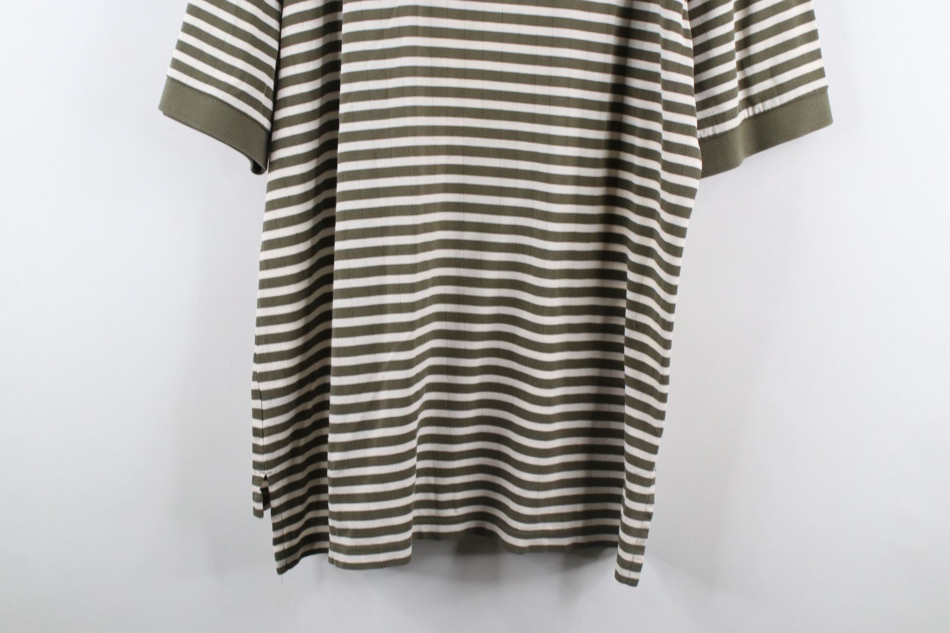 Vintage Vintage Adidas Golf Faded Striped Collared Polo Shirt Green Size US XL / EU 56 / 4 - 11 Thumbnail