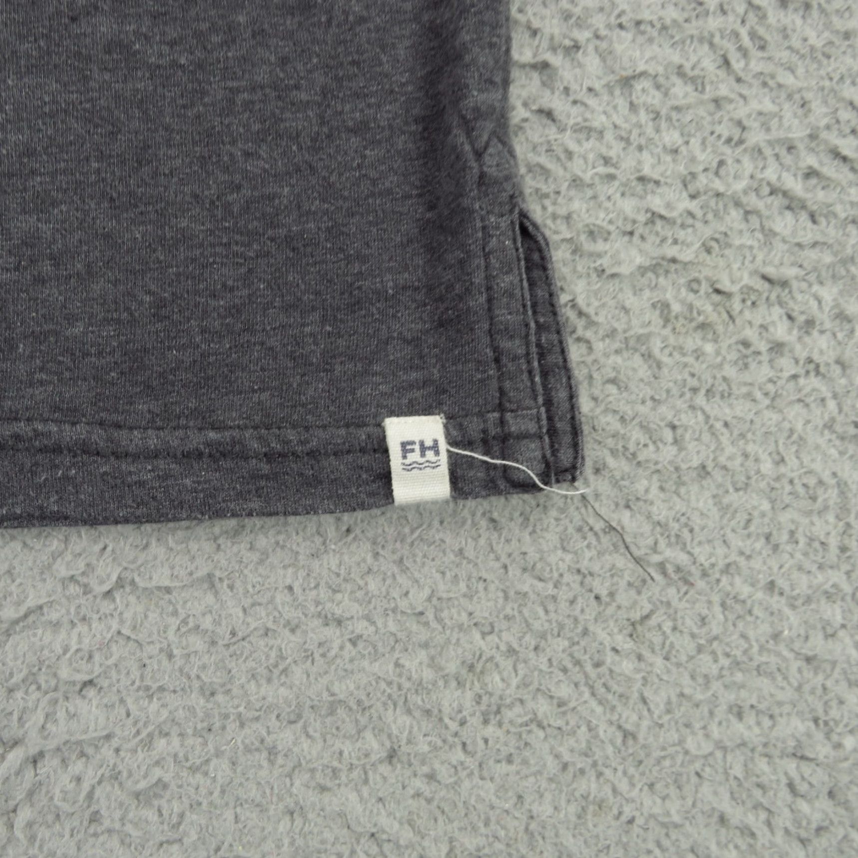 Vintage Fair Harbor Polo Shirt Mens Large Grey Charcoal Heather Short Sleeve Surf Beach Size US L / EU 52-54 / 3 - 3 Thumbnail