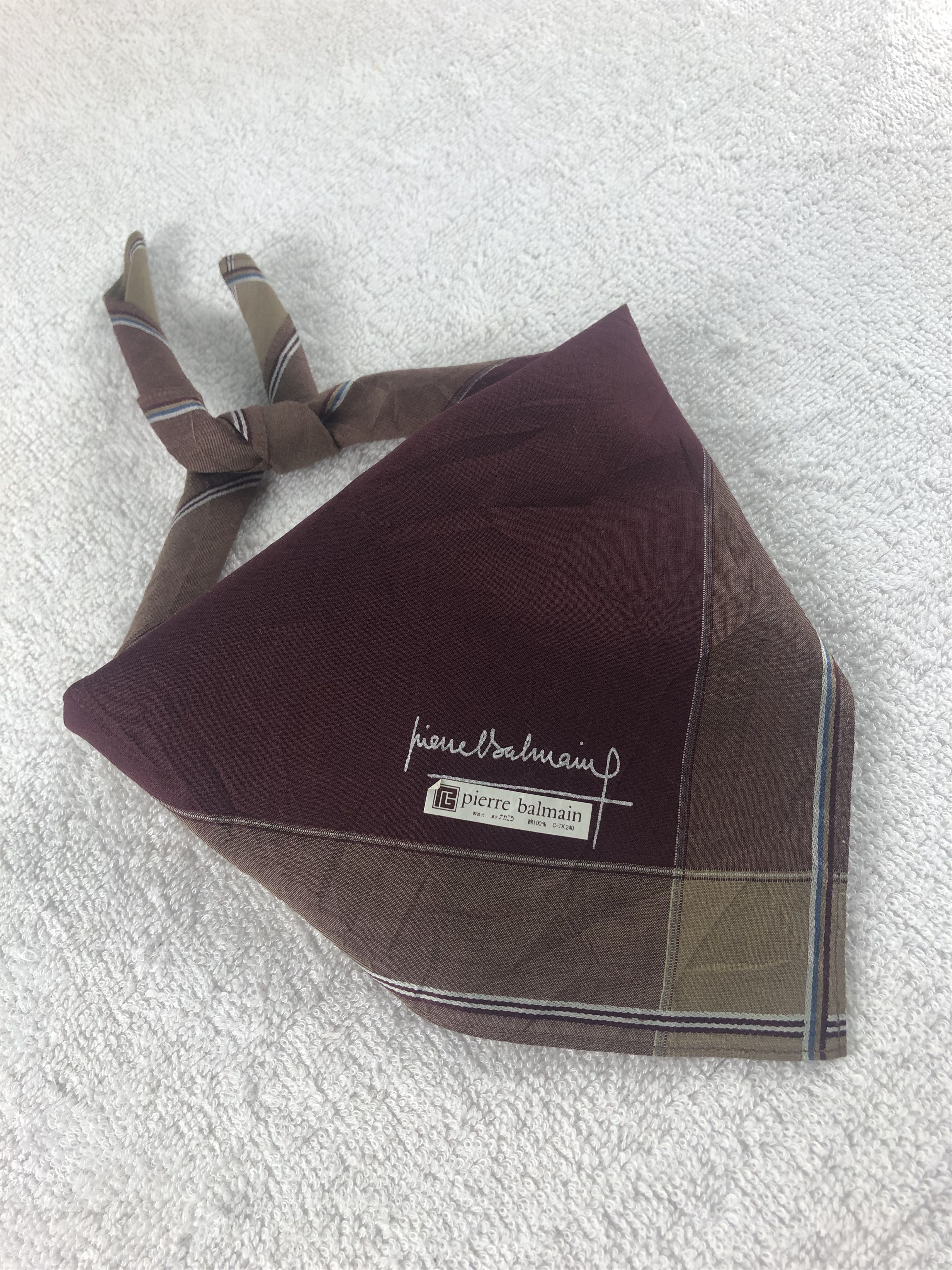 Pierre Balmain × Vintage Pierre Balmain Handkerchief / Bandana / Neckerchief Size ONE SIZE - 2 Thumbnail