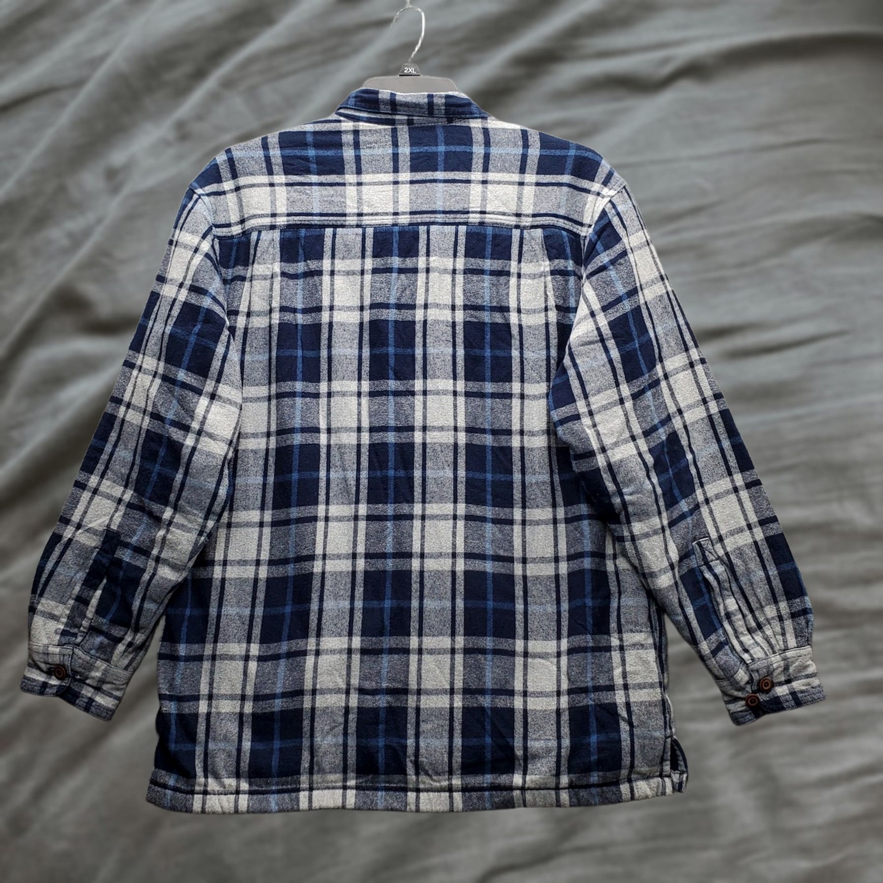 Vintage RedHead Shacket Mens L Multi Plaid Fleece Lined Flannel Long Sleeve Button-Up Size US L / EU 52-54 / 3 - 1 Thumbnail