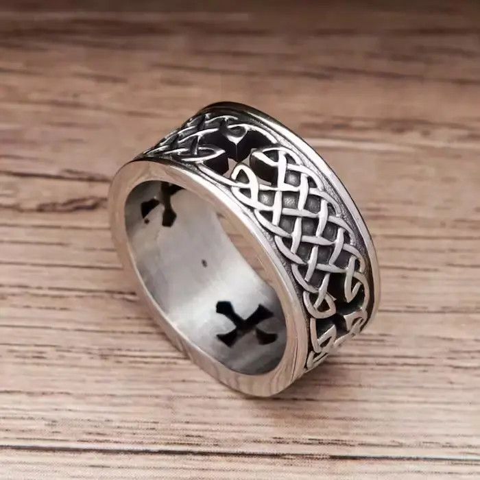 Jewelry Celtic Knot Biker Ring Size ONE SIZE - 5 Thumbnail