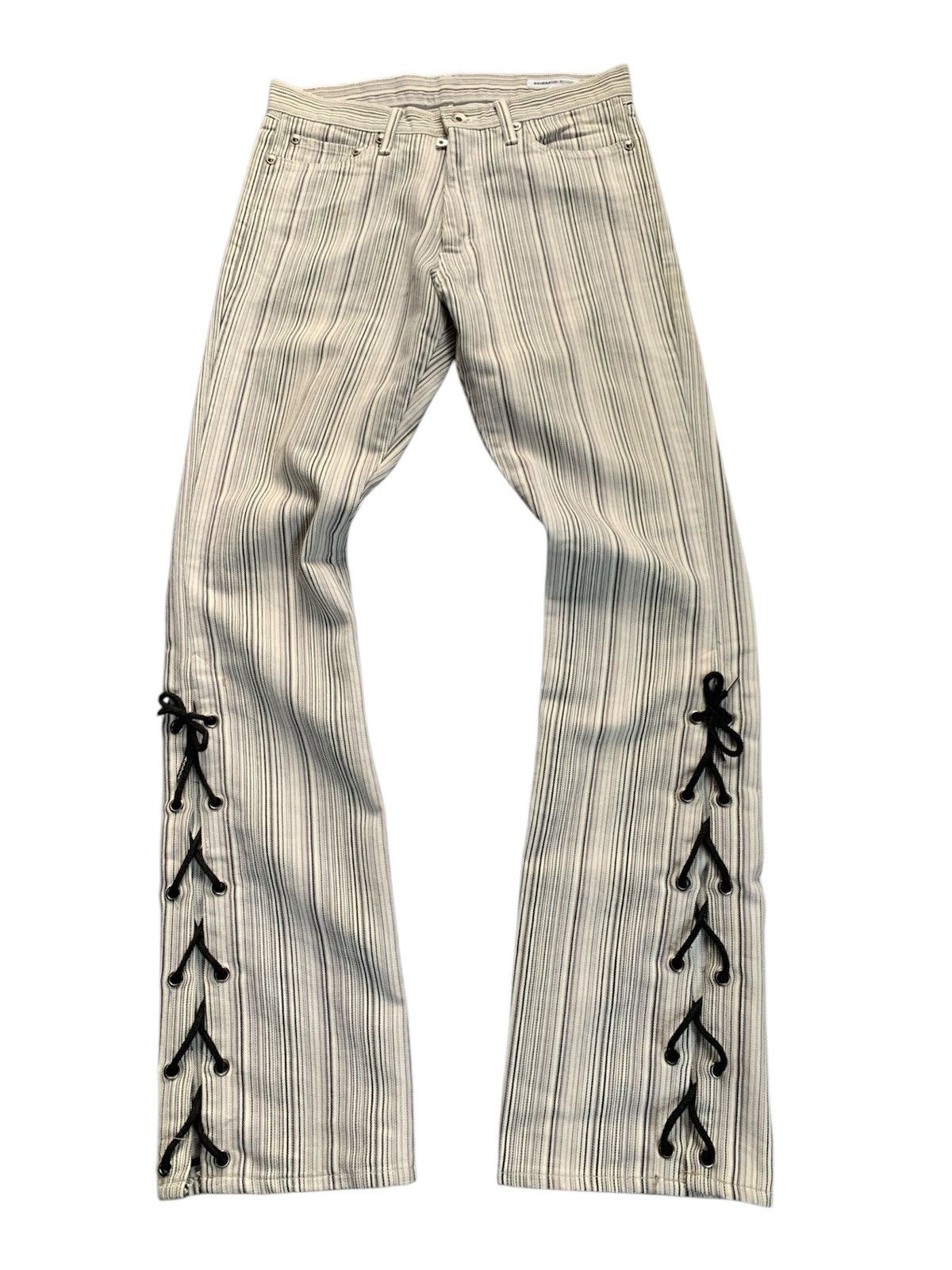 Jean × semanticdesign Lace up semanticdesign hikory pant vkei style japanese brand Size US 30 / EU 46 - 4 Thumbnail