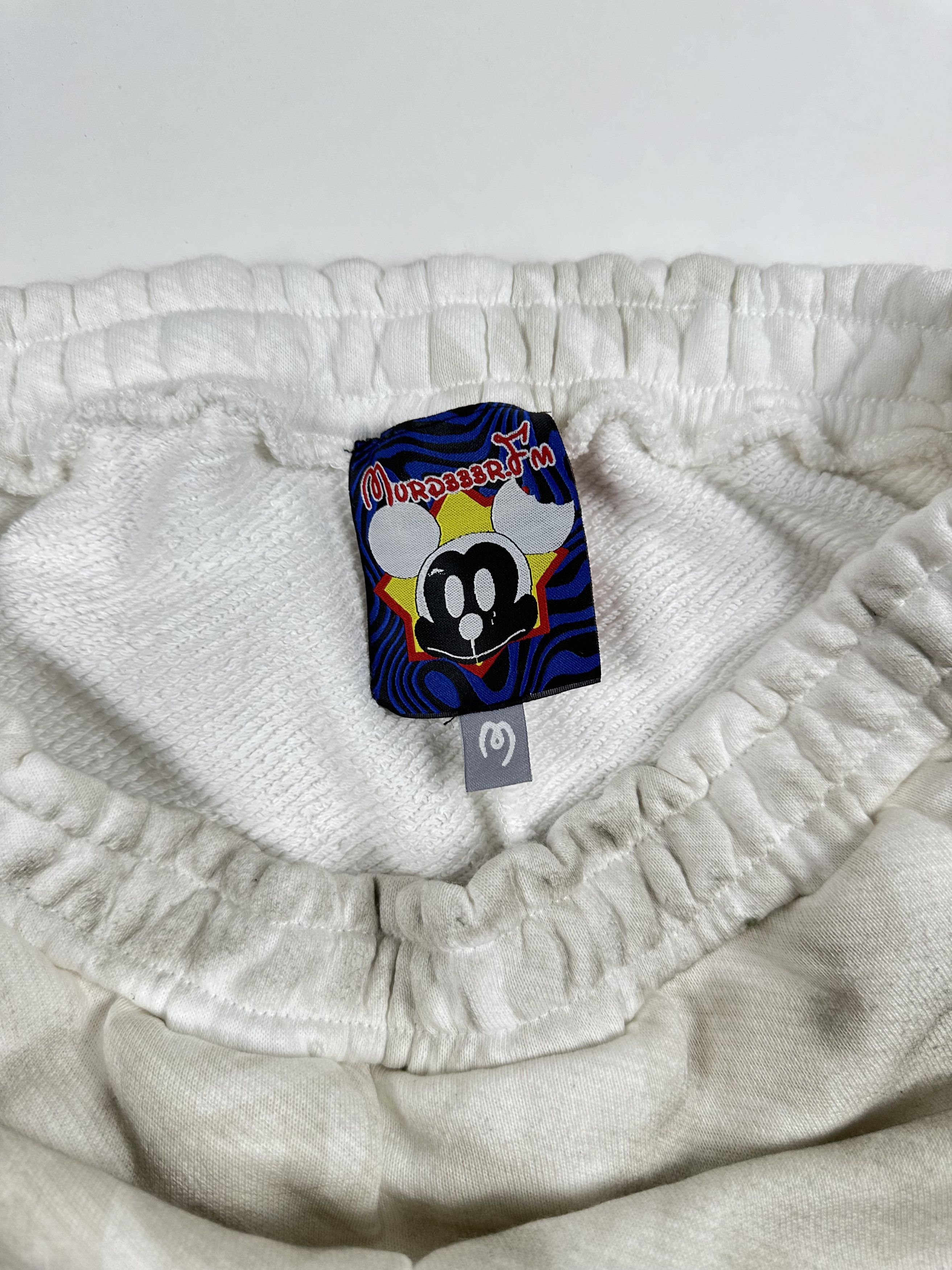 murd333r.fm Murd333r White Sweatpants (ComplexCon Exclusive) Size US 32 / EU 48 - 6 Thumbnail