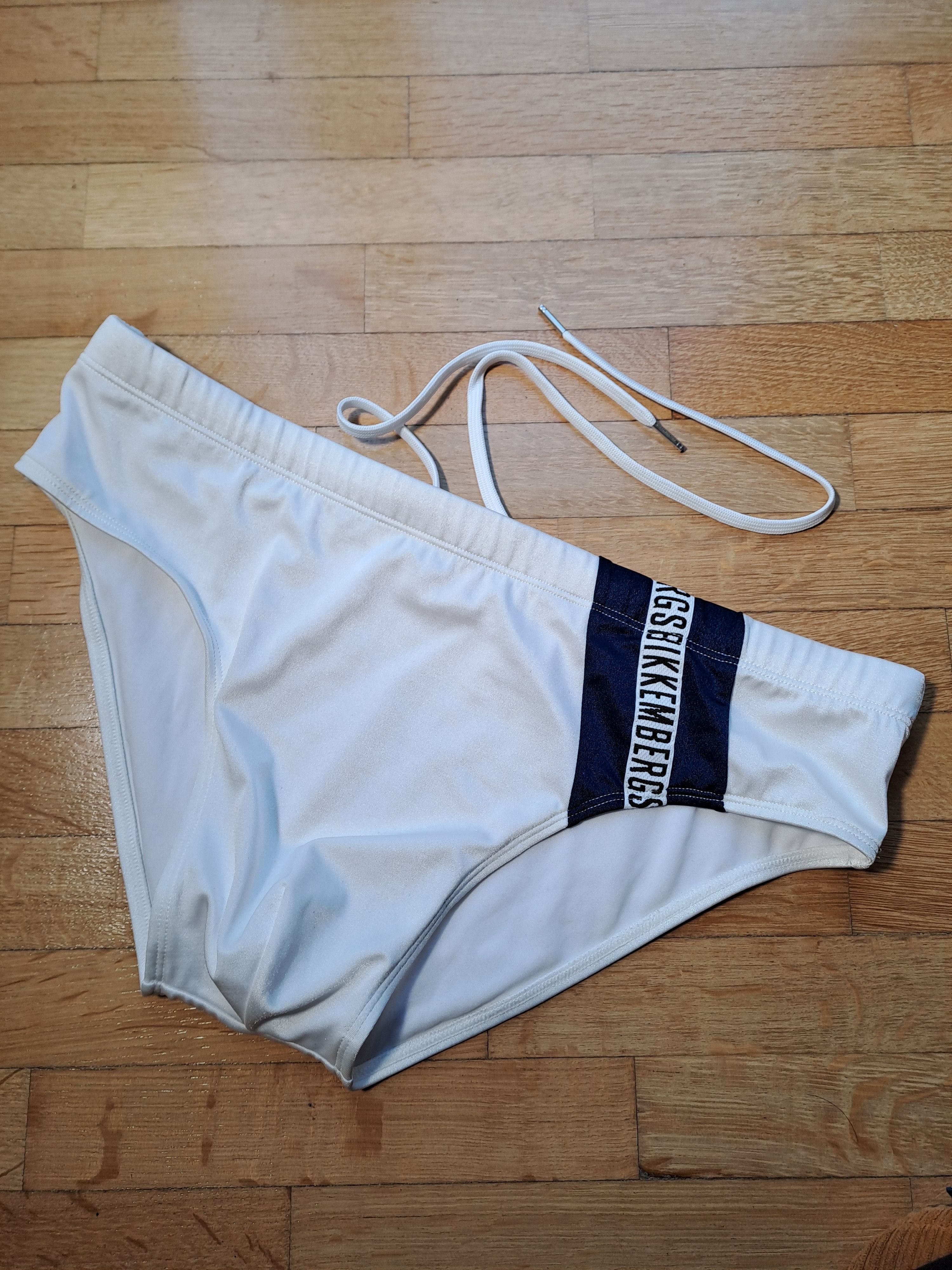 Dirk Bikkembergs Bikkembergs white slip swimsuit L large Size US 34 / EU 50 - 2 Thumbnail