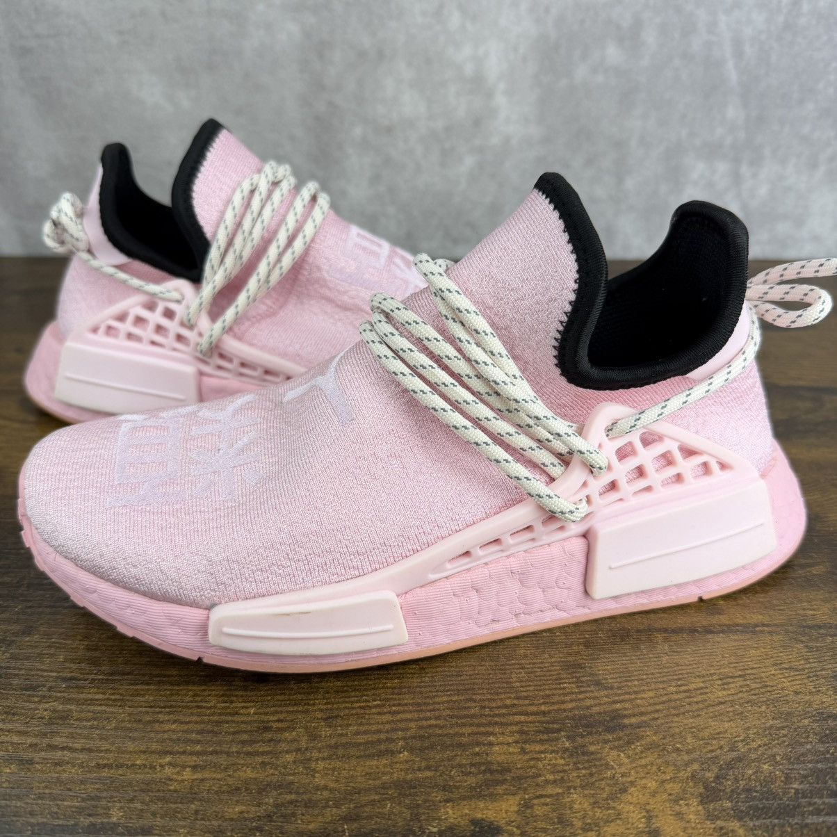 Adidas × Pharrell Adidas NMD Hu x Pharrell Human Race Pink Size 5 / 6W GY0088 Size US 5 / EU 37 - 2 Thumbnail