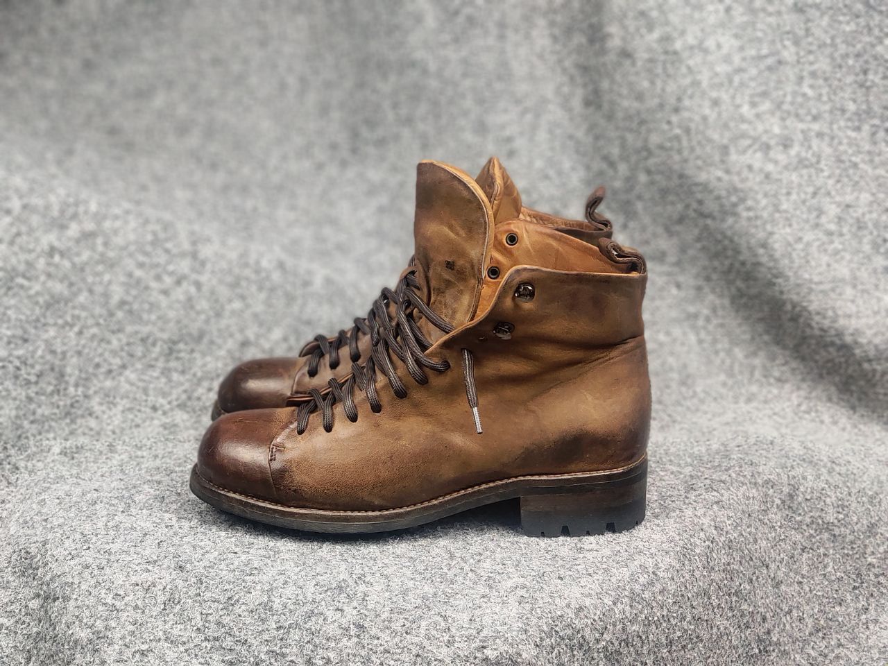 Other Lemargo handmade leather shoes lace Combat Boots Carol MA+ Size US 10 / IT 40 - 11 Thumbnail