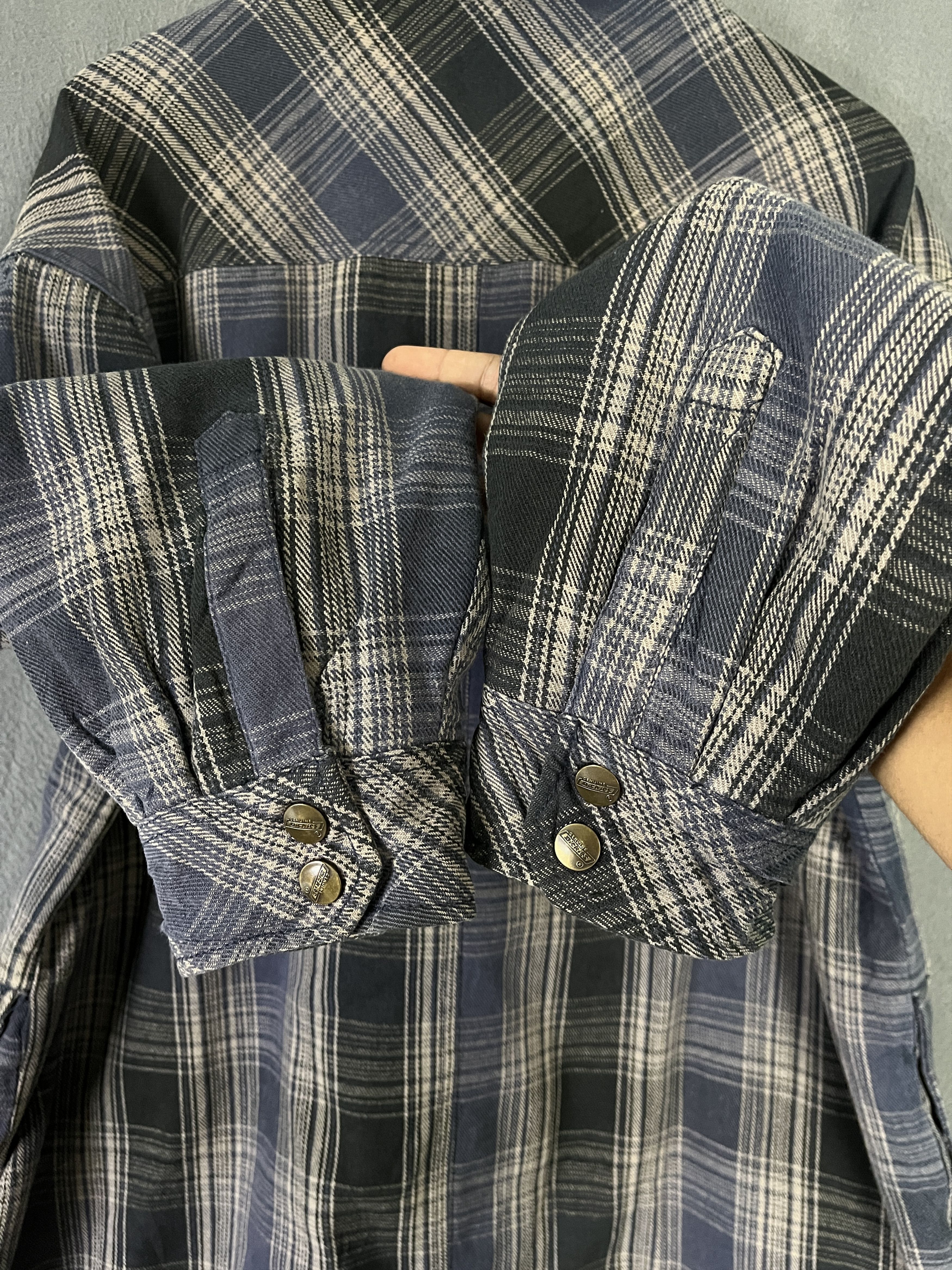 Dickies × Flannel × Vintage Vintage Dickies Padded Quilted Lined Shirt Plaid Work Jacket Size US XXL / EU 58 / 5 - 8 Thumbnail