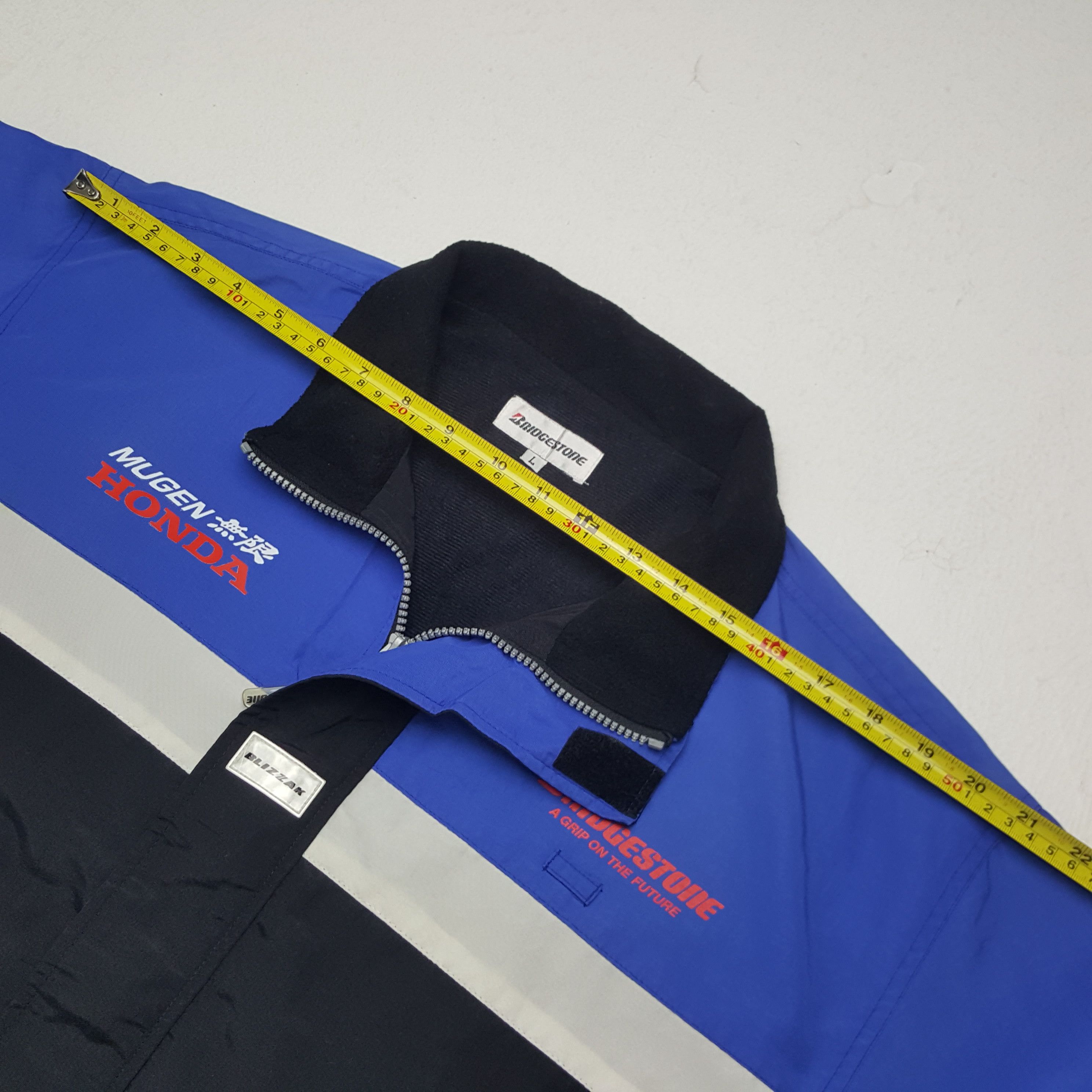 Honda × Vintage Vintage Blizzak Bridgestone Mugen Honda Japan Racing Jacket Size US L / EU 52-54 / 3 - 6 Thumbnail
