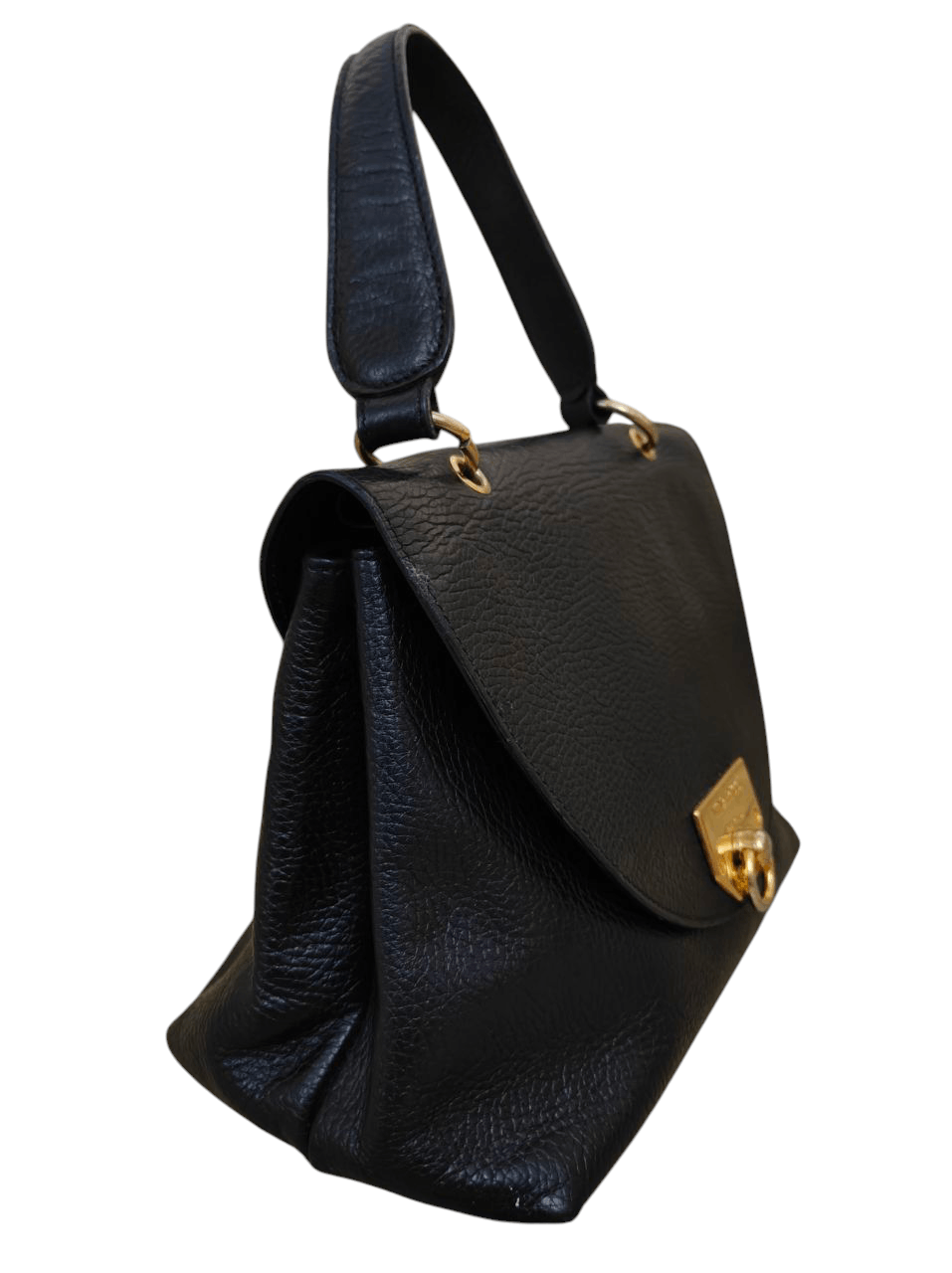 Nina Ricci 💥LAST CALL💥 Vintage Nina Ricci Black Leather Handbag Size ONE SIZE - 2 Thumbnail