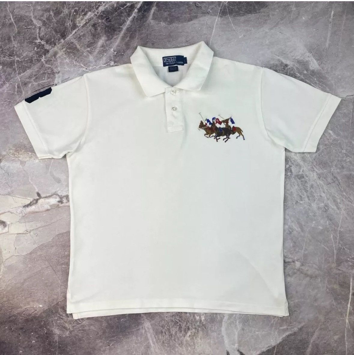 Designer × Polo Ralph Lauren POLO RALPH LAUREN Men's Classic Fit Triple Pony Embroidered Size US L / EU 52-54 / 3 - 1 Thumbnail