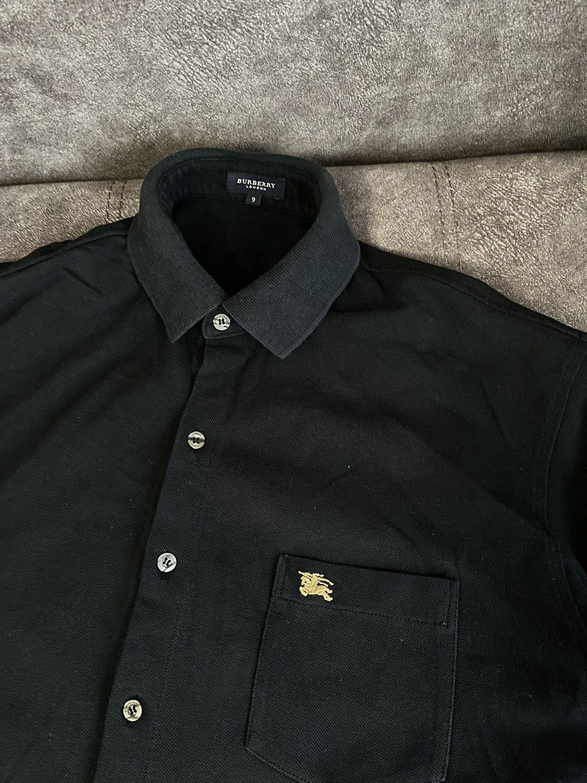 Burberry Burberry Shirt Gold Logo Size US L / EU 52-54 / 3 - 3 Thumbnail