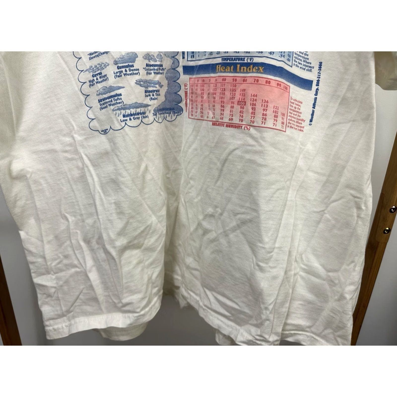Fruit Of The Loom VTG 90s Weather Forecaster News Anchor Meteorologists Journalist T-Shirt XL White Mens Shirt Weather Forecaster News Anchor XL White VTG 90s T-Shirt Size US XL / EU 56 / 4 - 6 Thumbnail