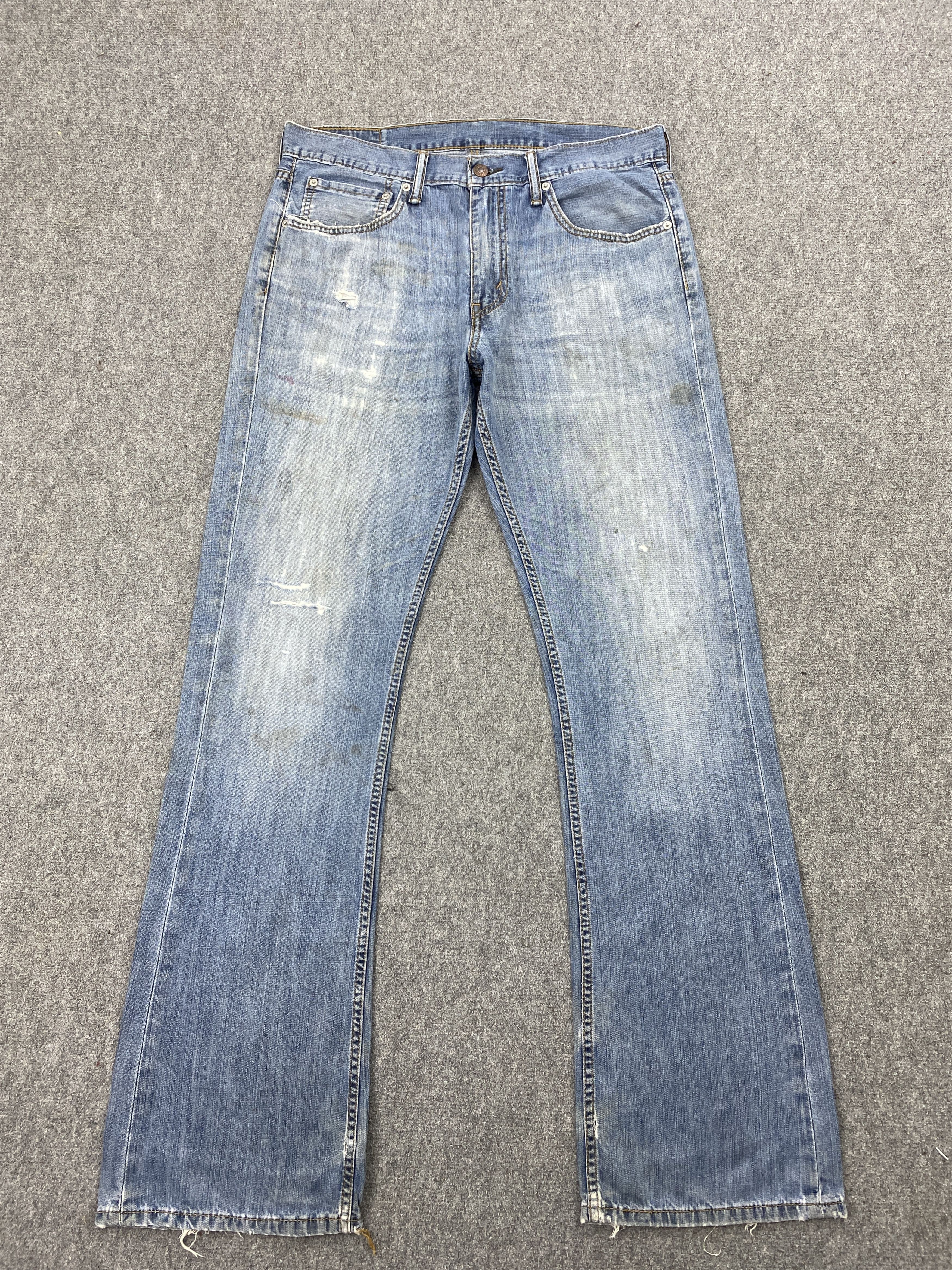 image of Levis x Vintage Levi's 527 Low Bootcut Jeans in Blue Denim, Men's (Size 34)