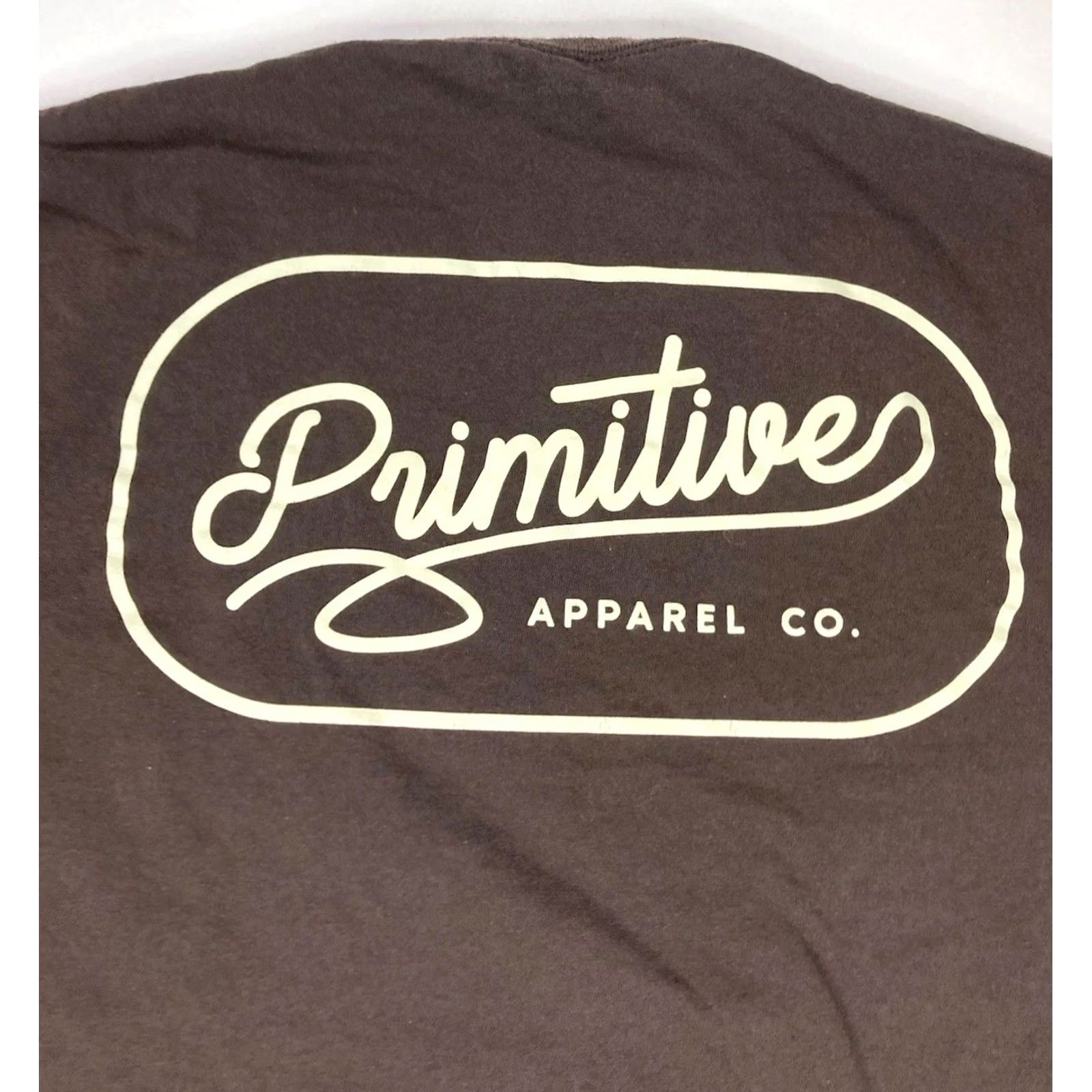 Primitive VINTAGE Primitive Apparel Logo Graphic T-shirt Men XL Brown Short Sleeve Size US XL / EU 56 / 4 - 2 Thumbnail