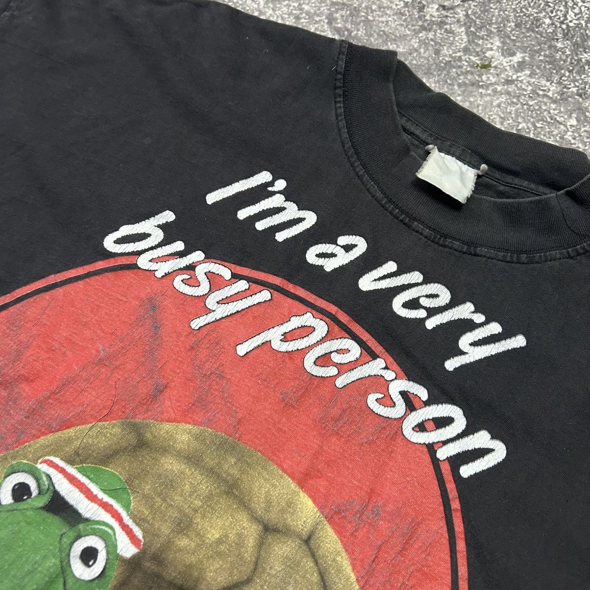 Cartoon Network Vintage Creature Comforts Frank The Tortoise 1991 cartoontee Size US XL / EU 56 / 4 - 3 Thumbnail