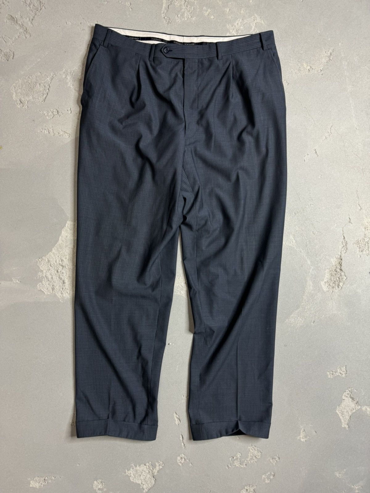 Canali Canali Wool Suit Blazer and Trousers 56L Size 54R - 10 Thumbnail