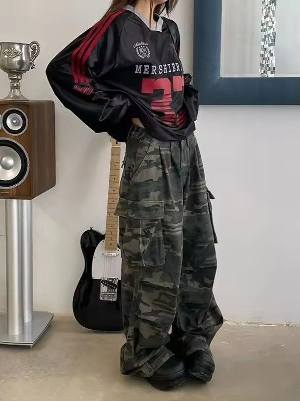 Japanese Brand Camo Cargo Pant Size 34" / US 12 / IT 48 - 1 Thumbnail