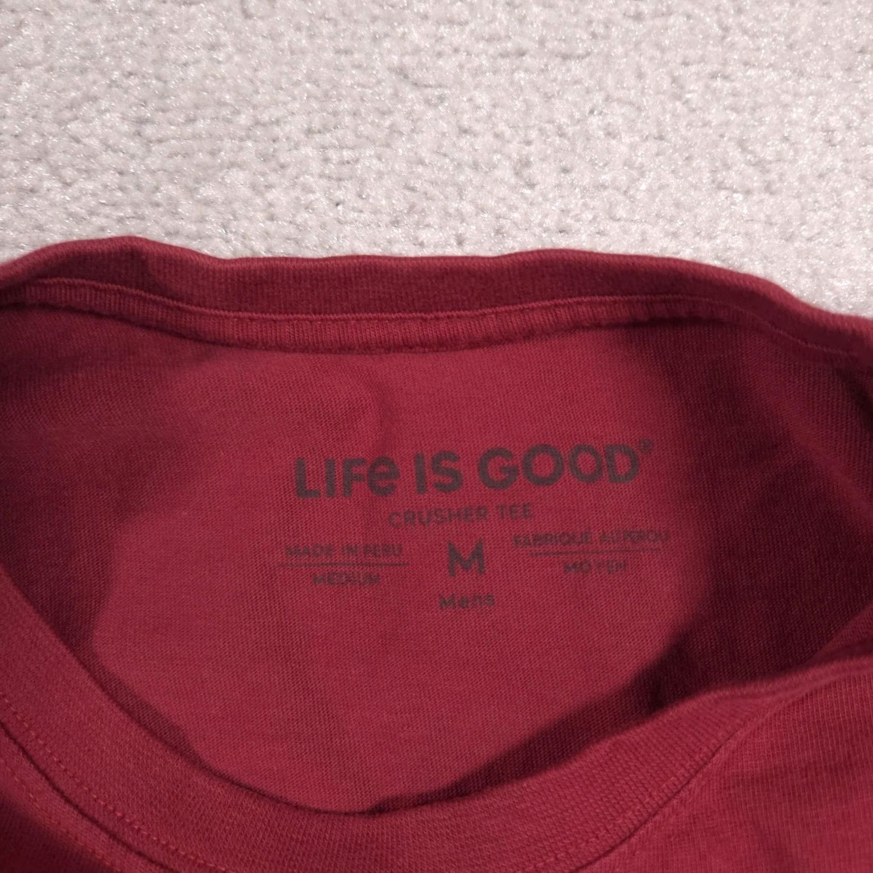 Life is Good Life is Good Shirt Mens Medium Red Santas Little Helper Beer Christmas Tee Shirt Size US M / EU 48-50 / 2 - 5 Thumbnail